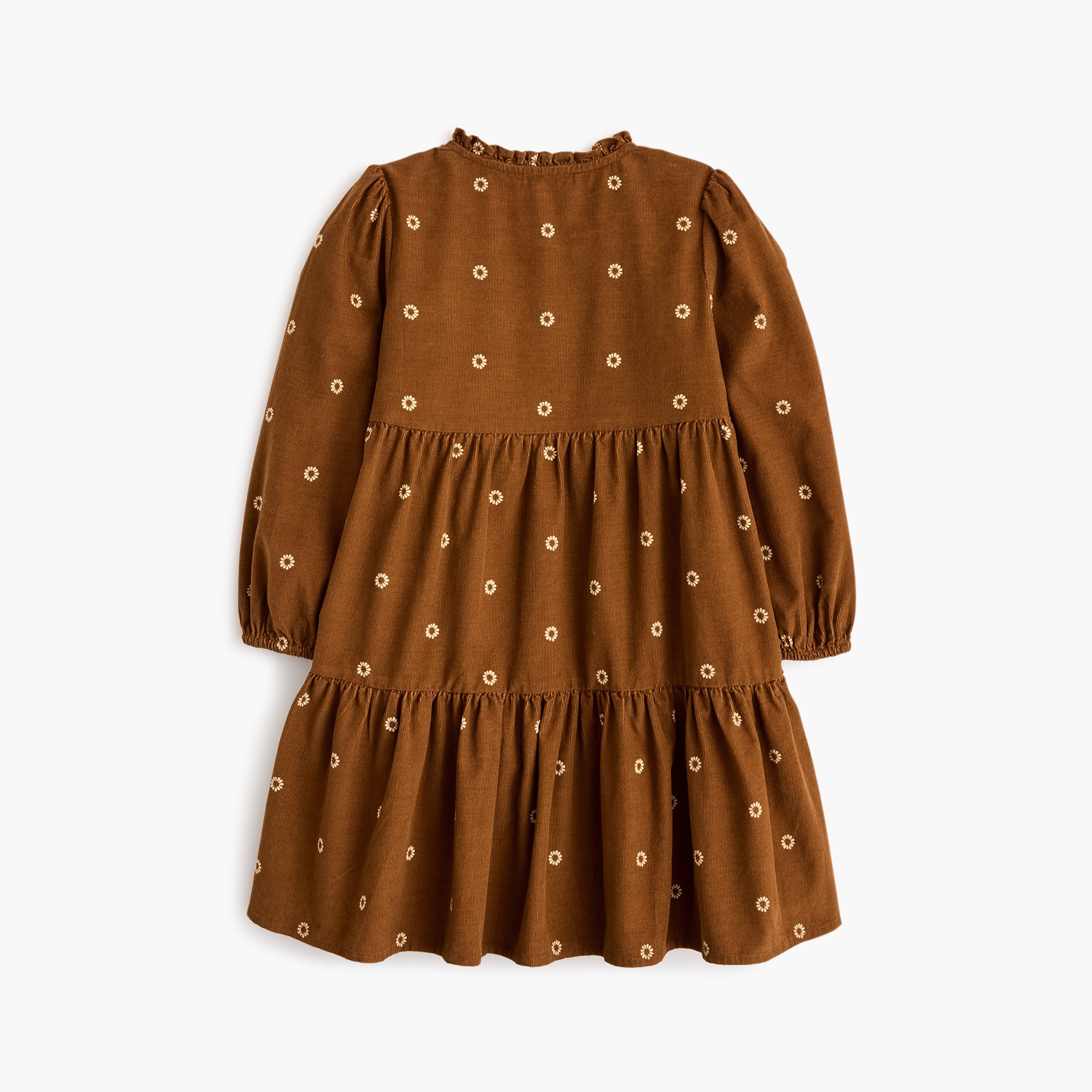 Girls' Printed Cord Dress For Girls