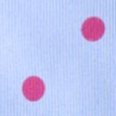 Girls' long-sleeve polka-dot ribbed dress FOUNTAIN MIST RUBY