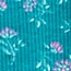 Girls' long-sleeve polka-dot ribbed dress RICH TEAL MULTI