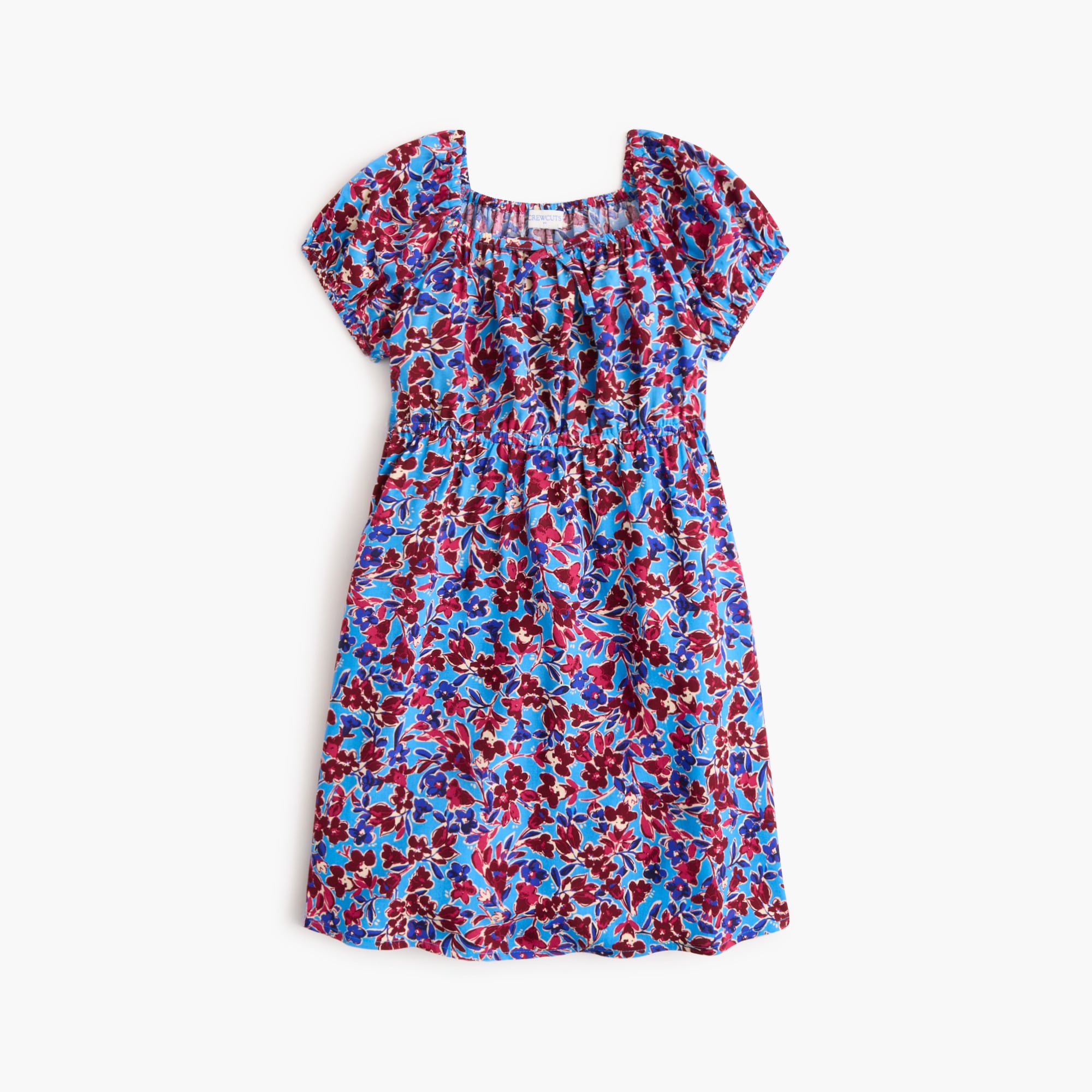 Girls' floral bow dress