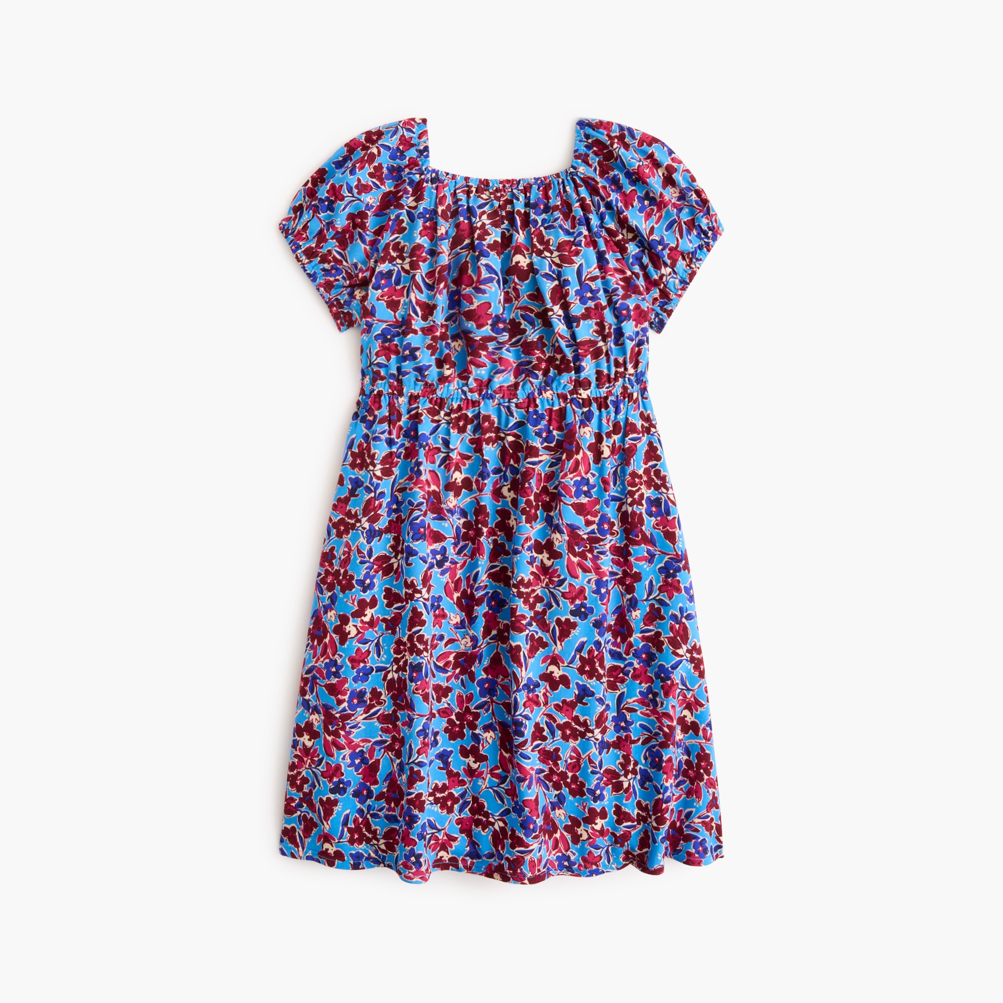 Girls' floral bow dress