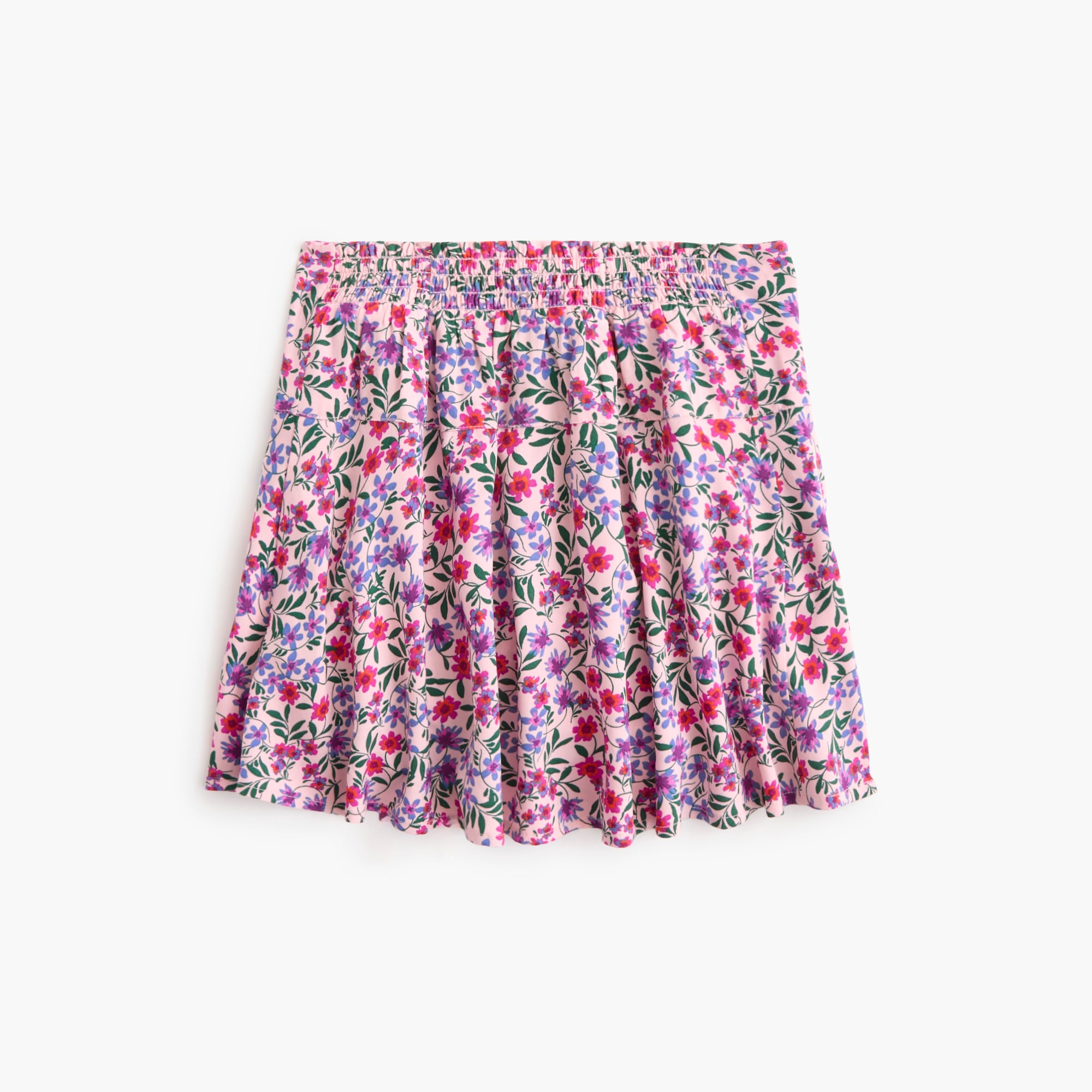 Girls' floral-print skort