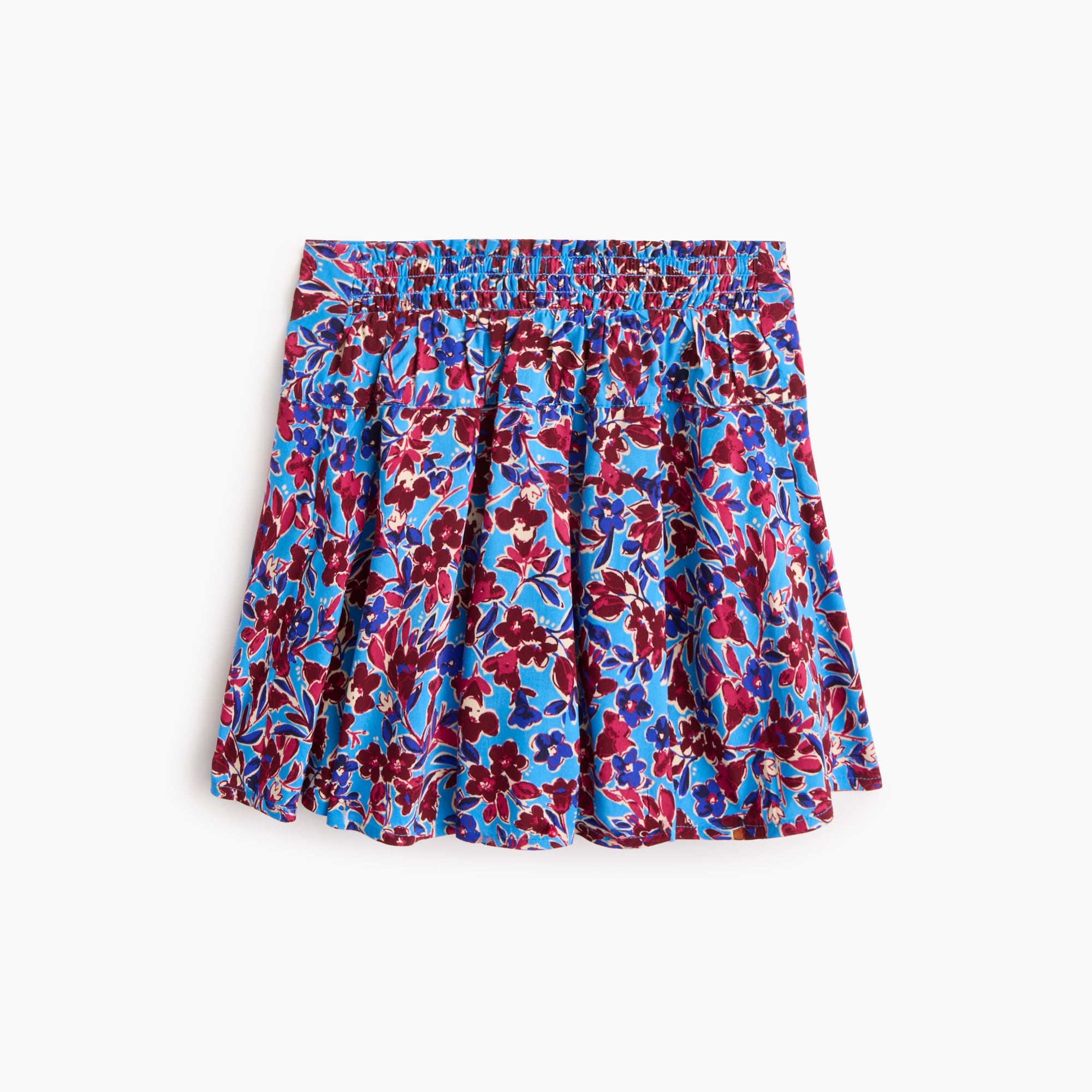 Girls' floral-print skort