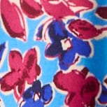 Girls' floral-print skort LIGHT PACIFIC MULTI