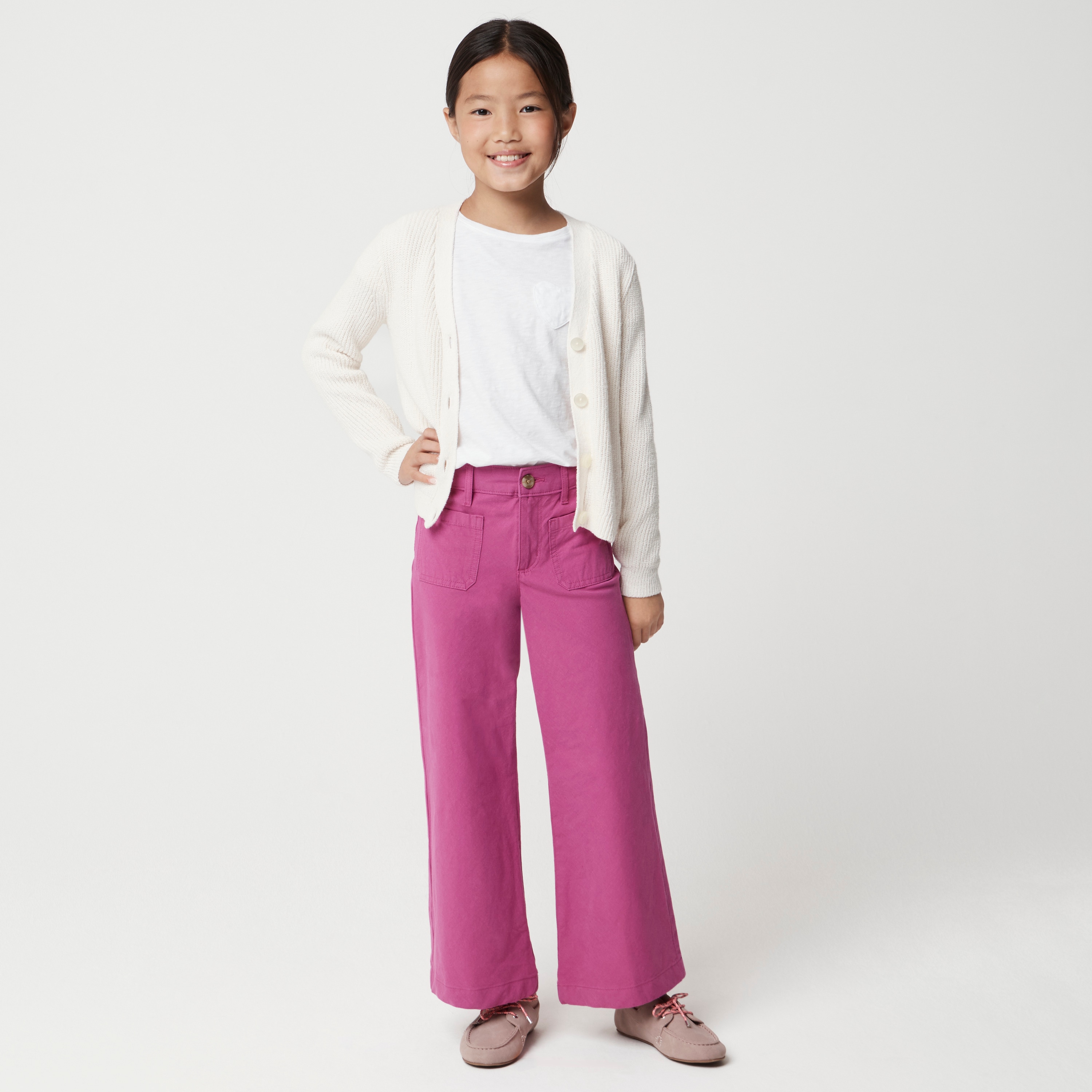 Girls' Lizzie wide-leg pant