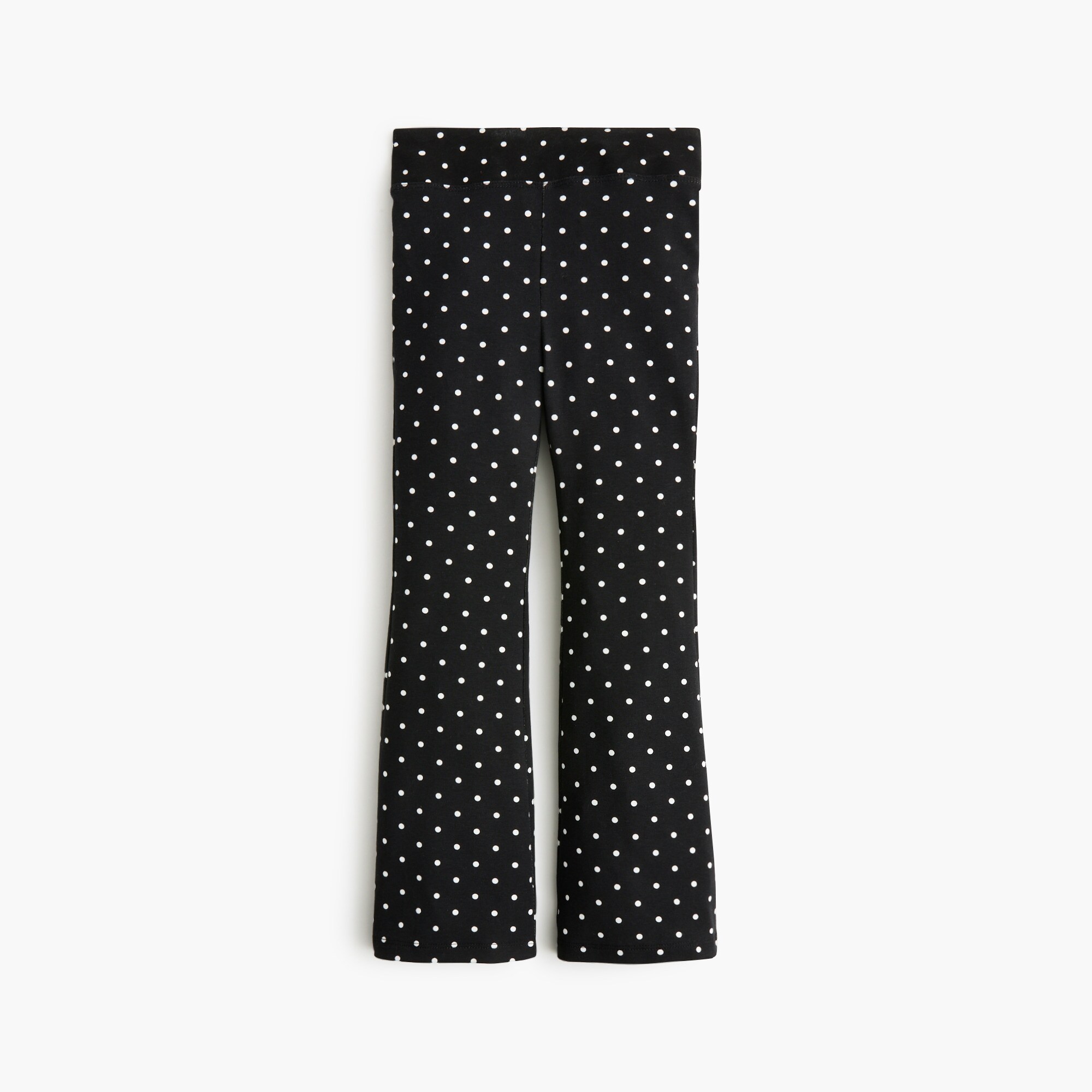 girls' polka-dot flare leggings for girls