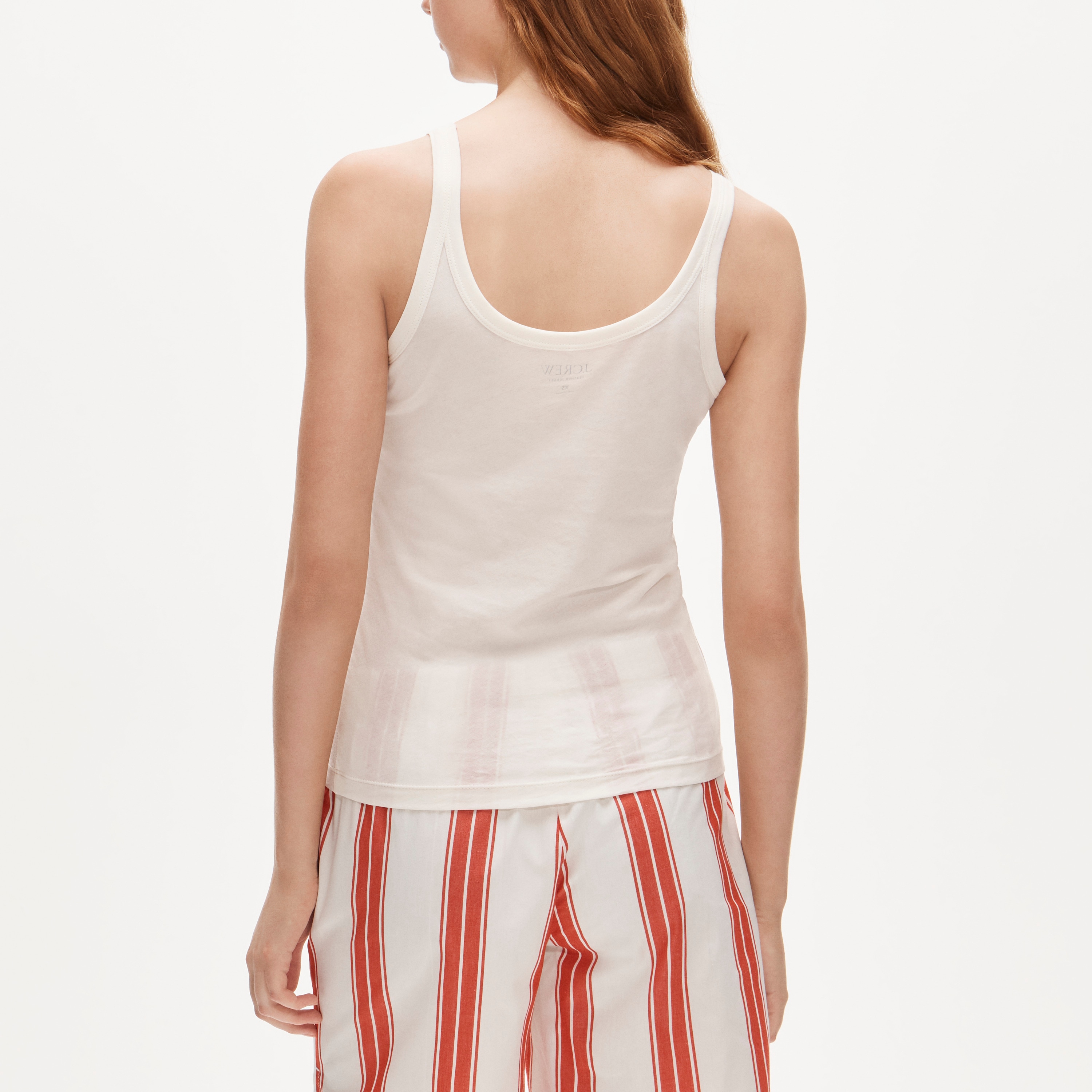 Feather jersey "Summer in Corfu" graphic tank top