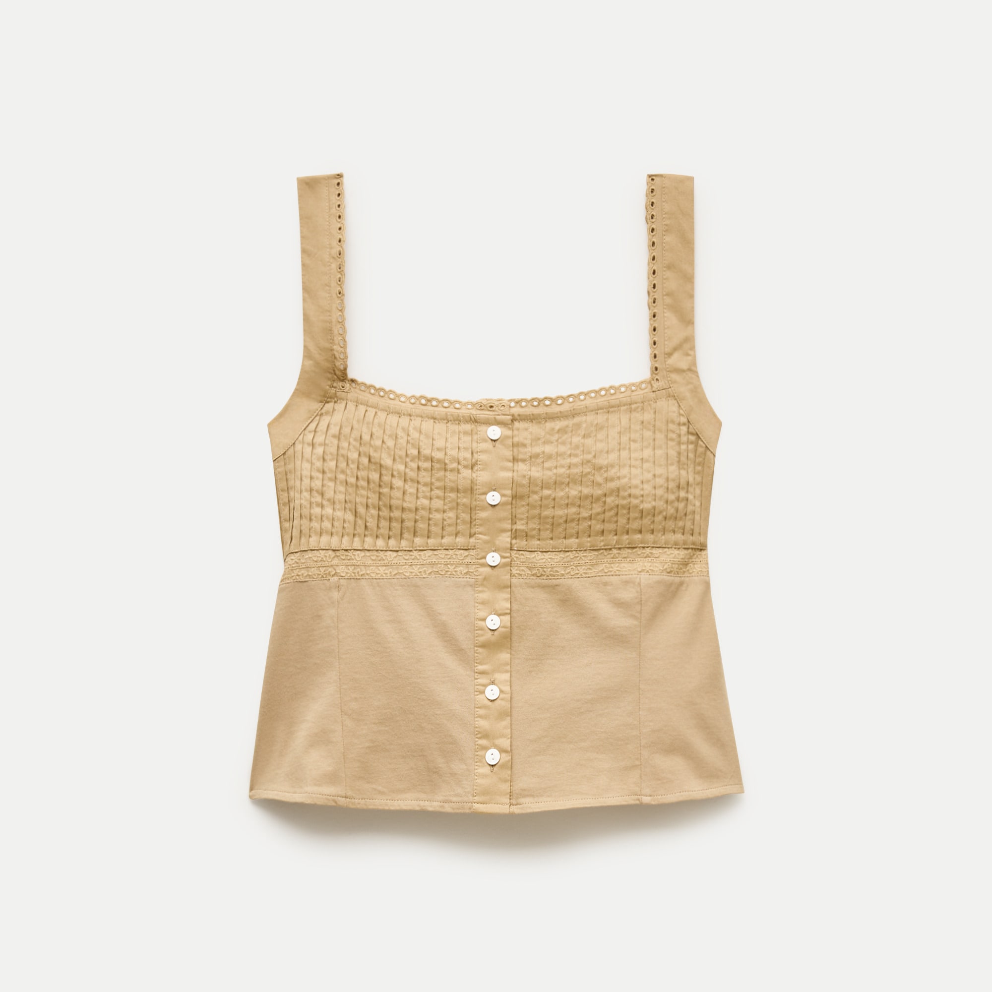 Pintuck Tank Top For Women | J.Crew