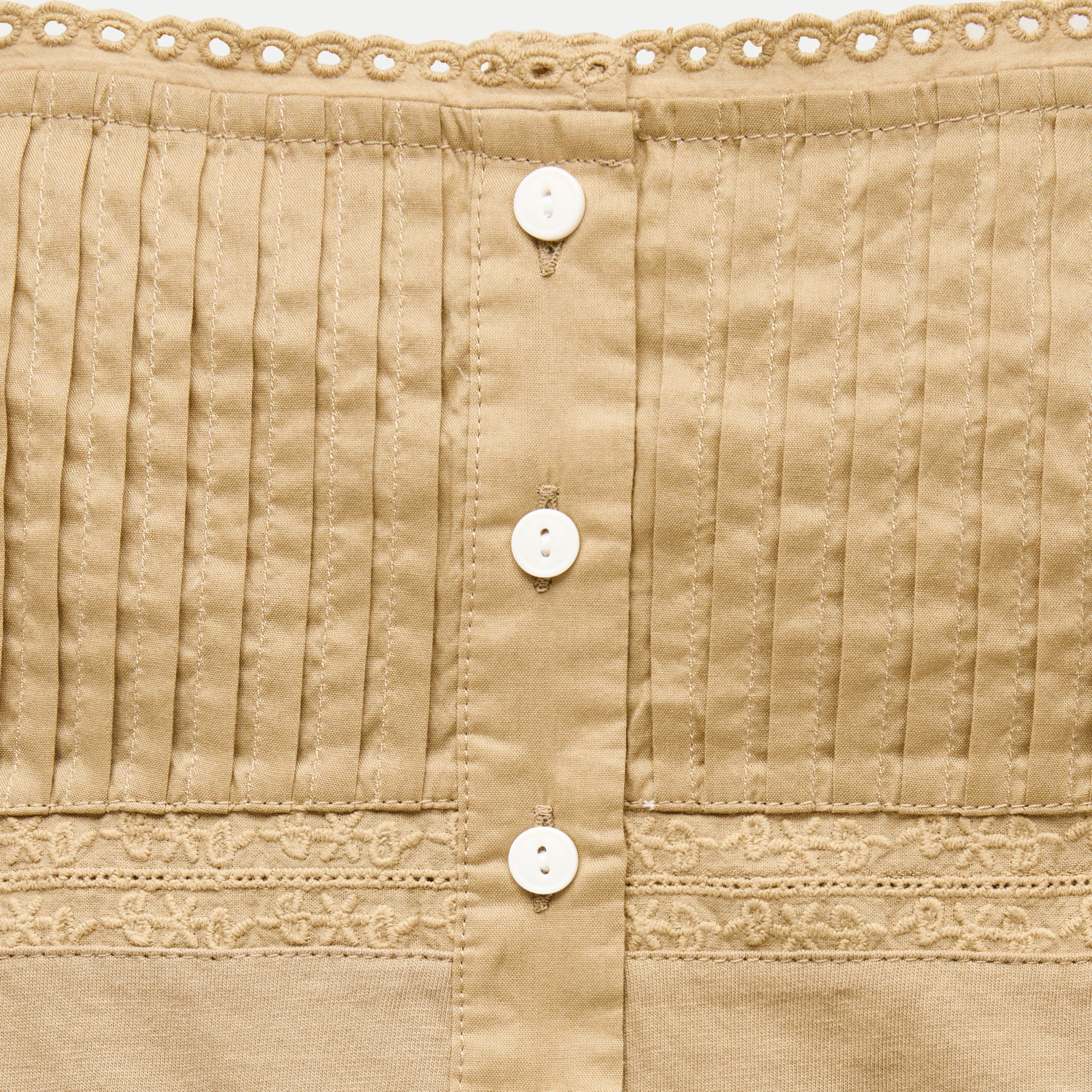 Pintuck tank top
