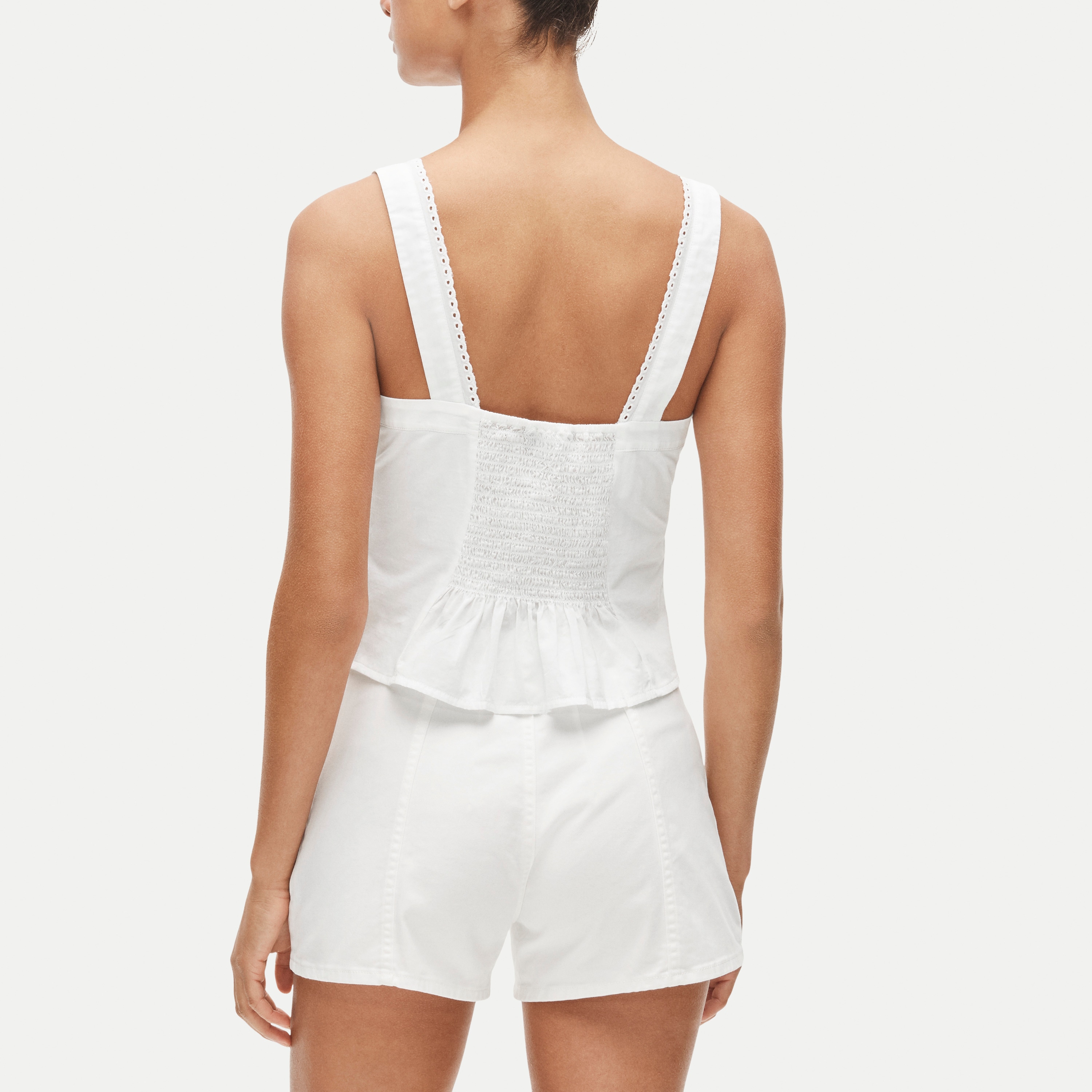 Pintuck tank top