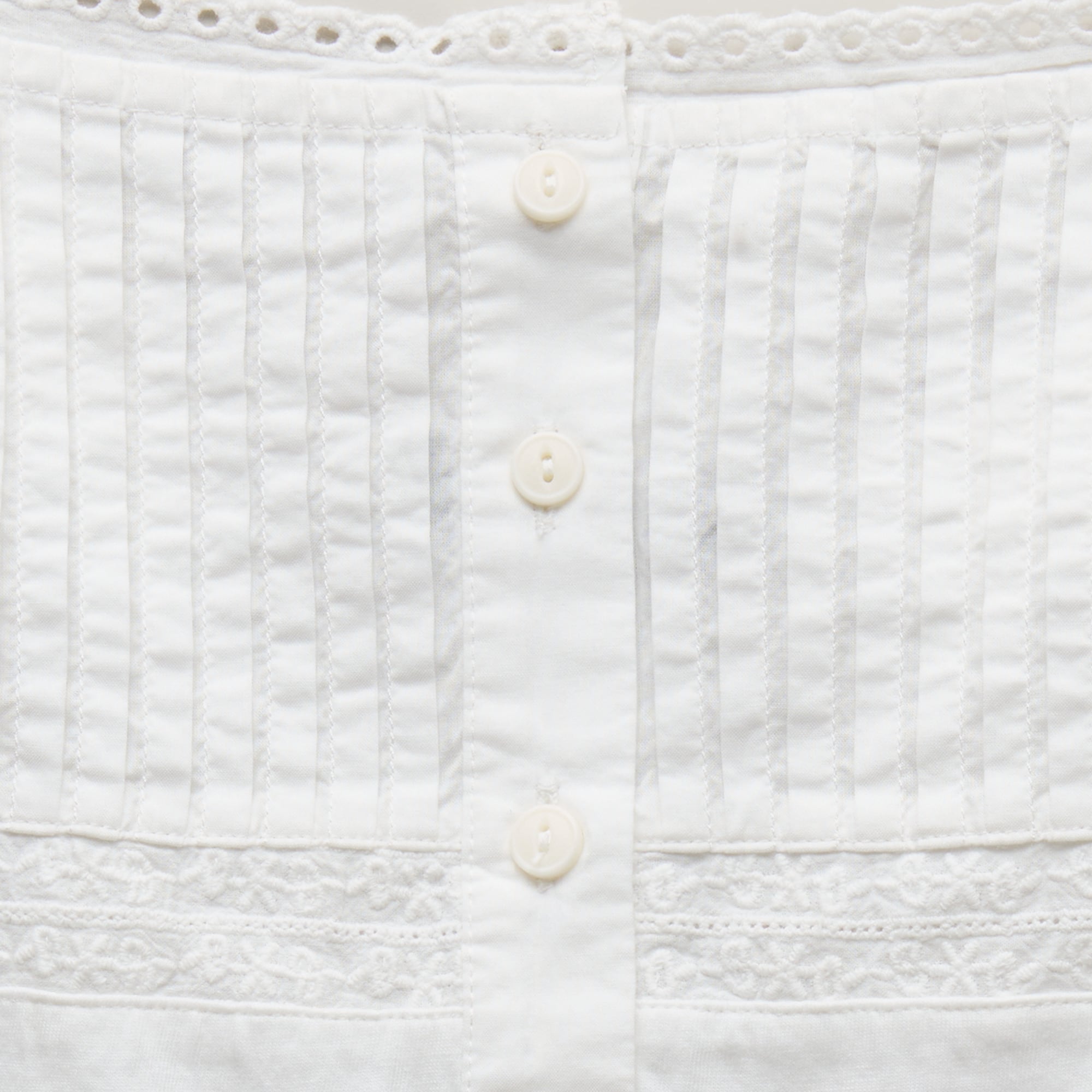 Pintuck tank top