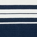 Refined rib scoopneck tank top in stripe WILLOW STRIPE NAVY IVOR