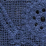 Crochet floral tank top NAVY