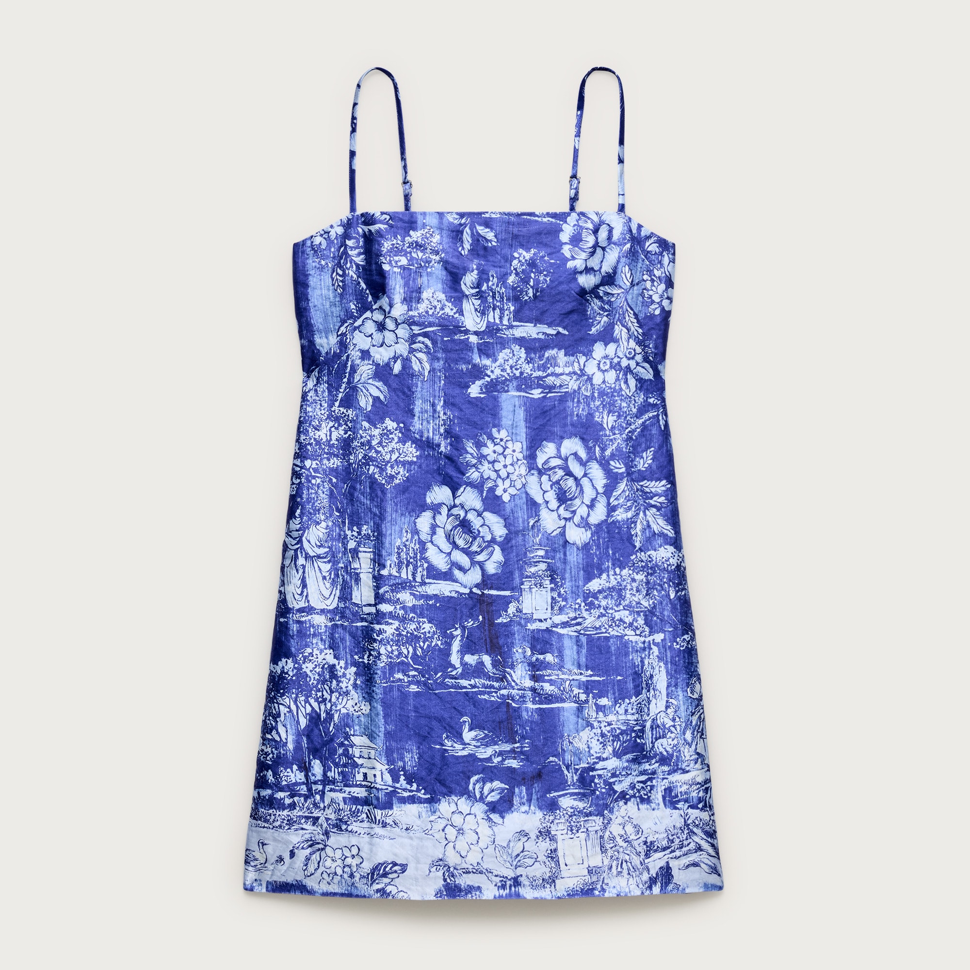 Collection shift dress in garden toile–print memory satin from J.Crew - $198
