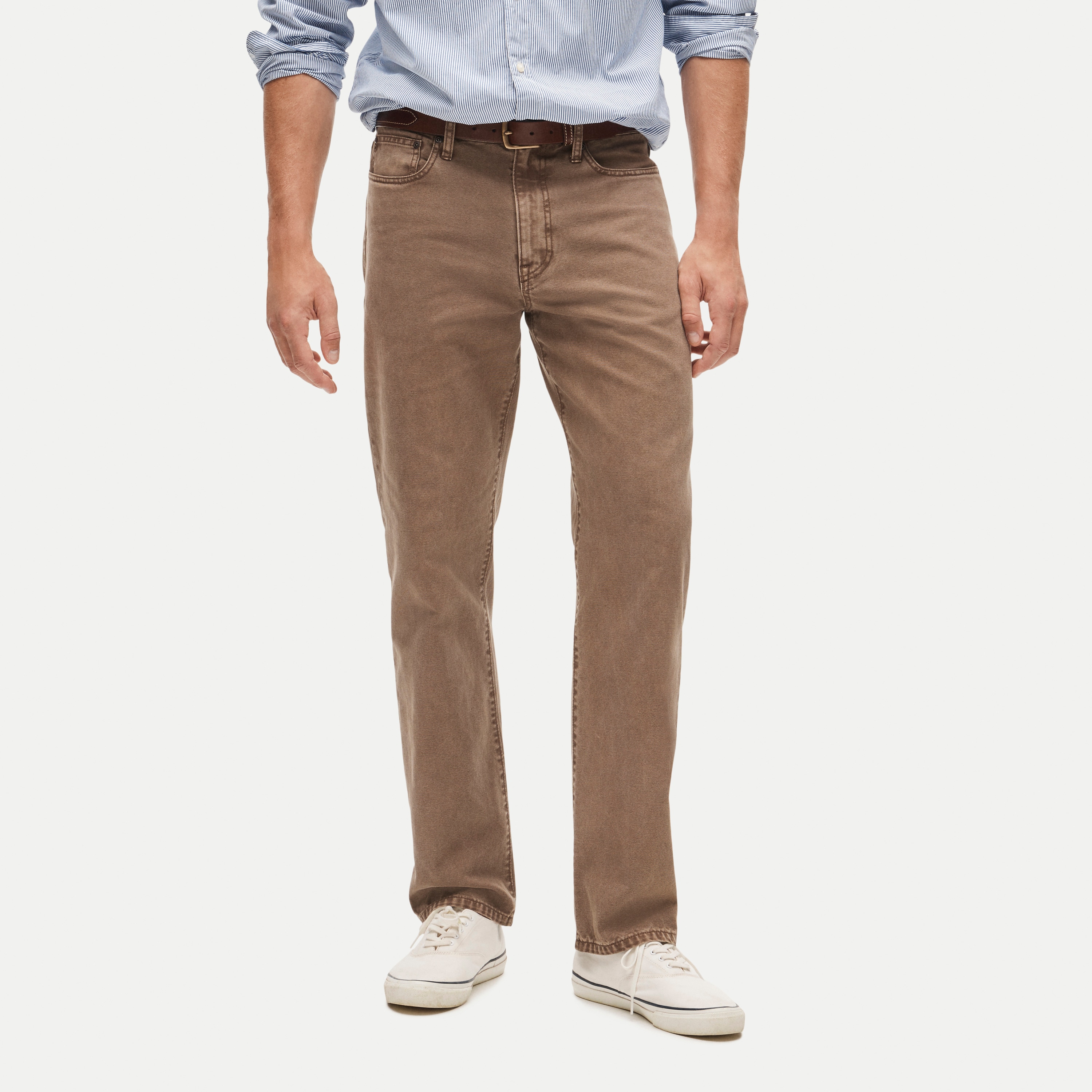Classic Straight garment-dyed five-pocket jean