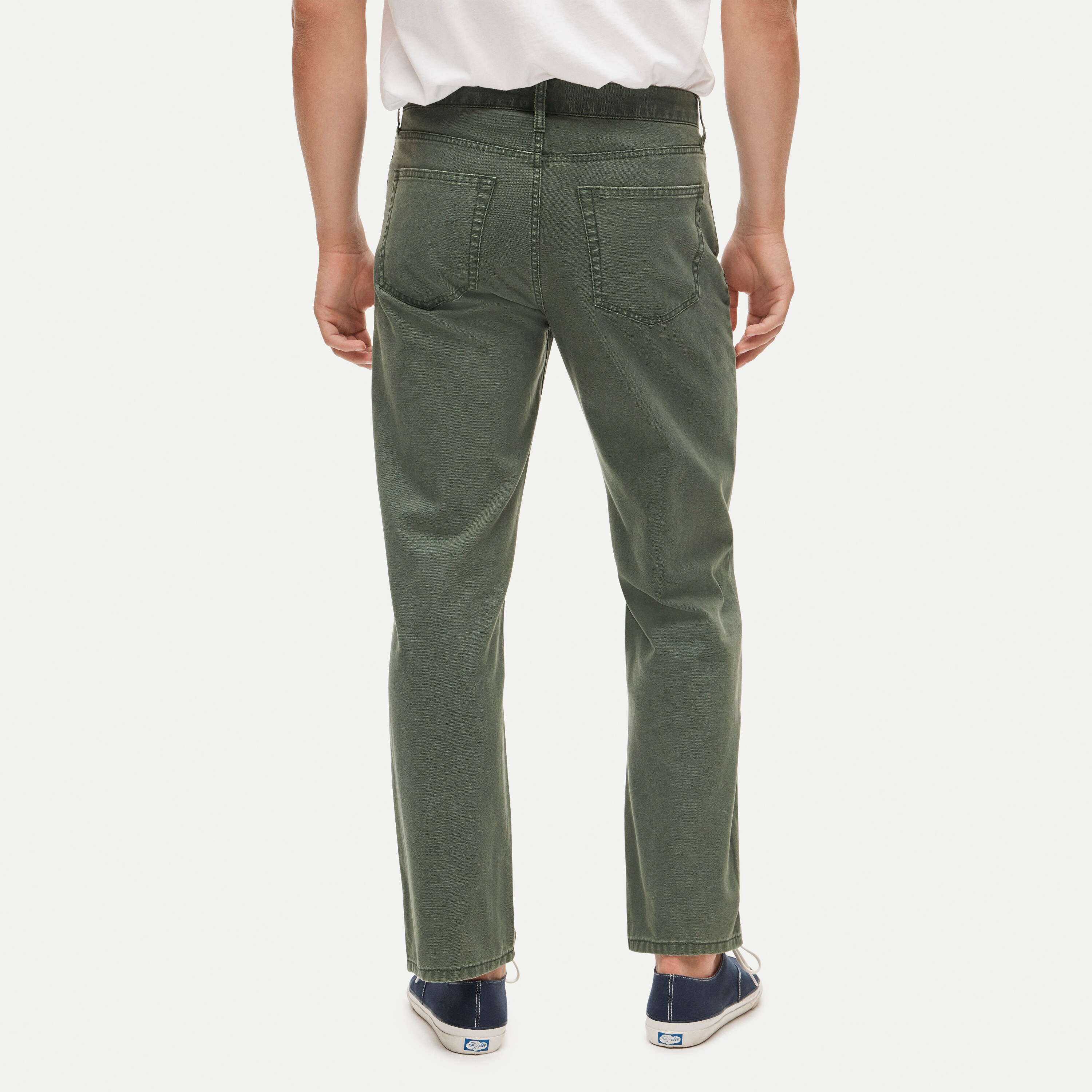 Classic Straight garment-dyed five-pocket jean