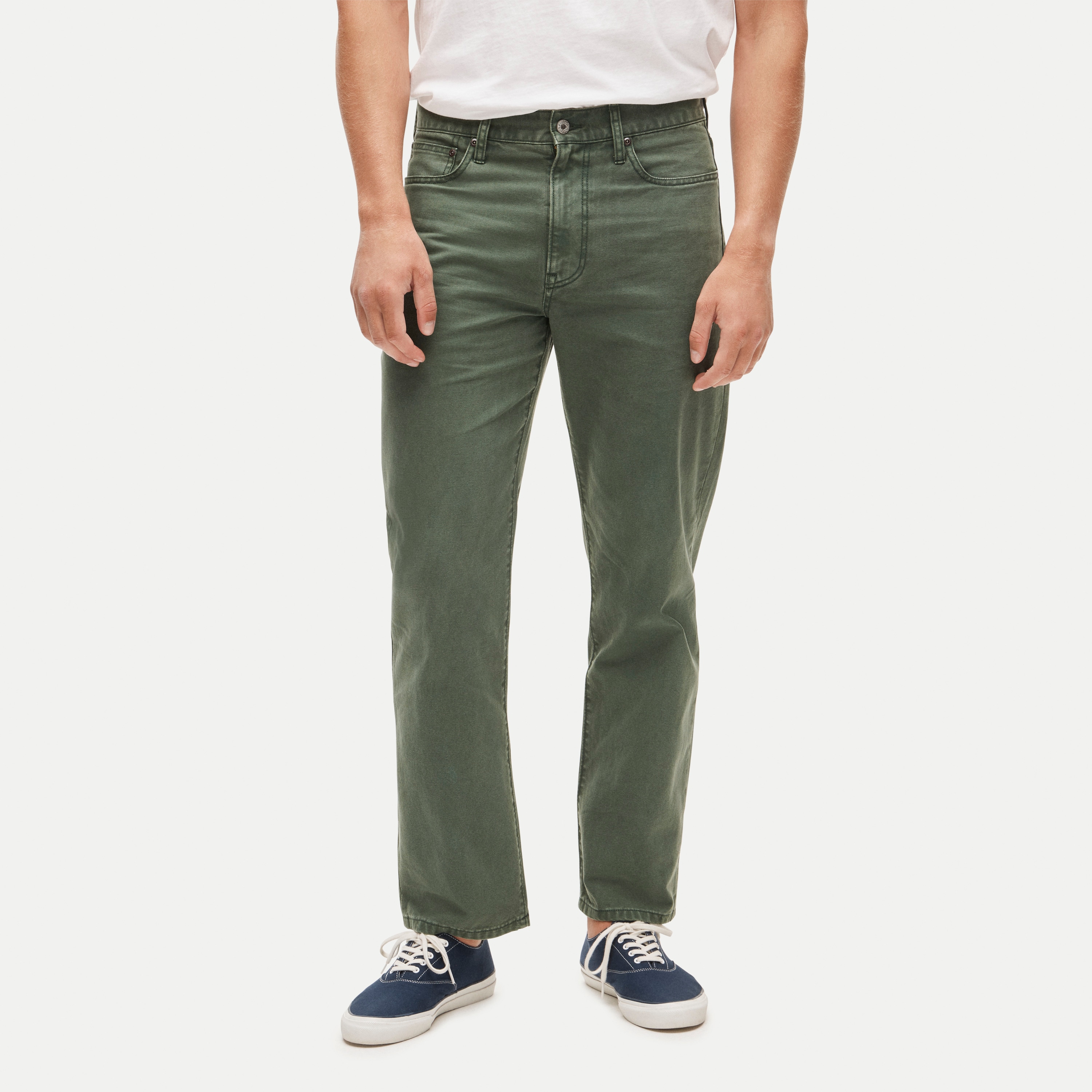 Classic Straight garment-dyed five-pocket jean