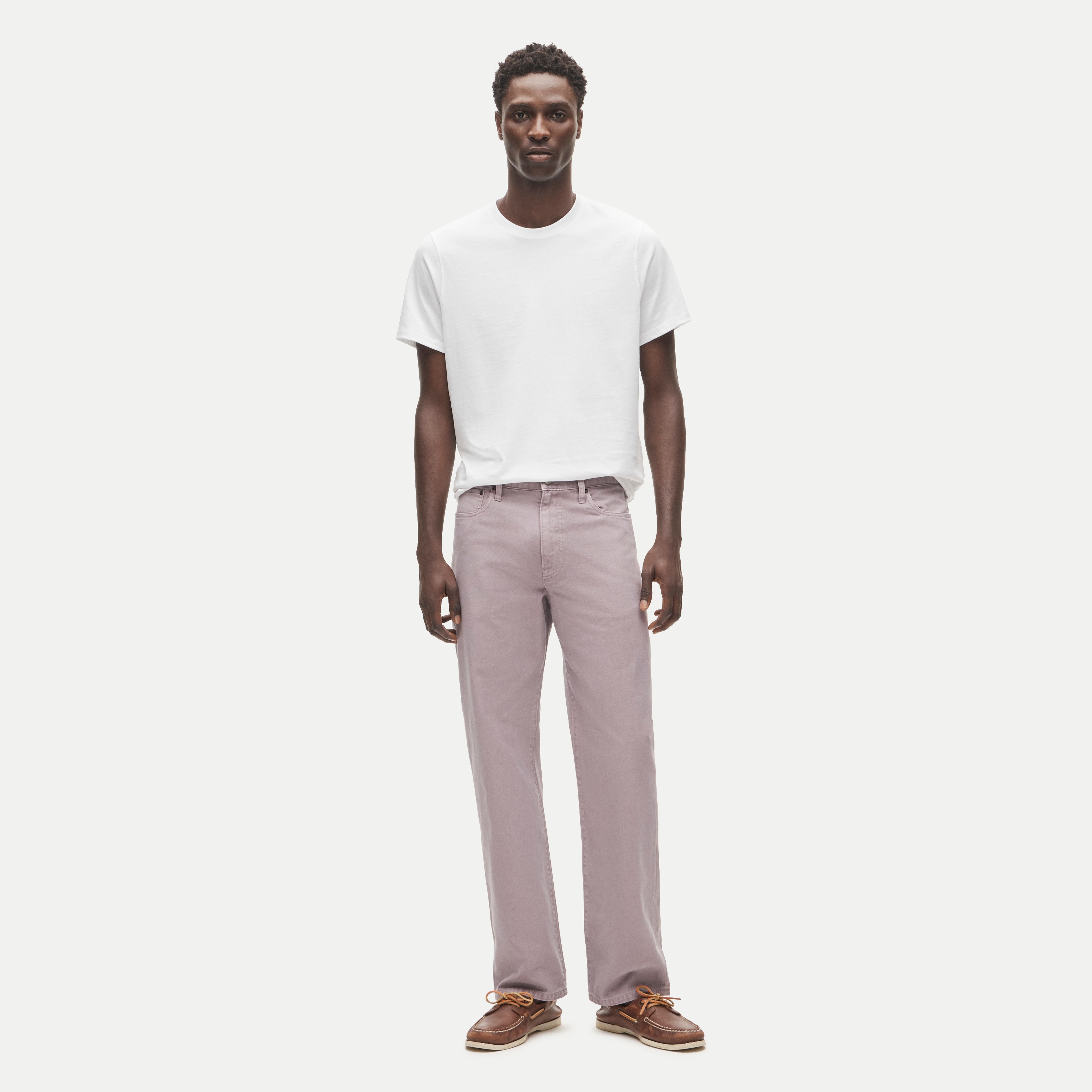 Classic Straight garment-dyed five-pocket jean