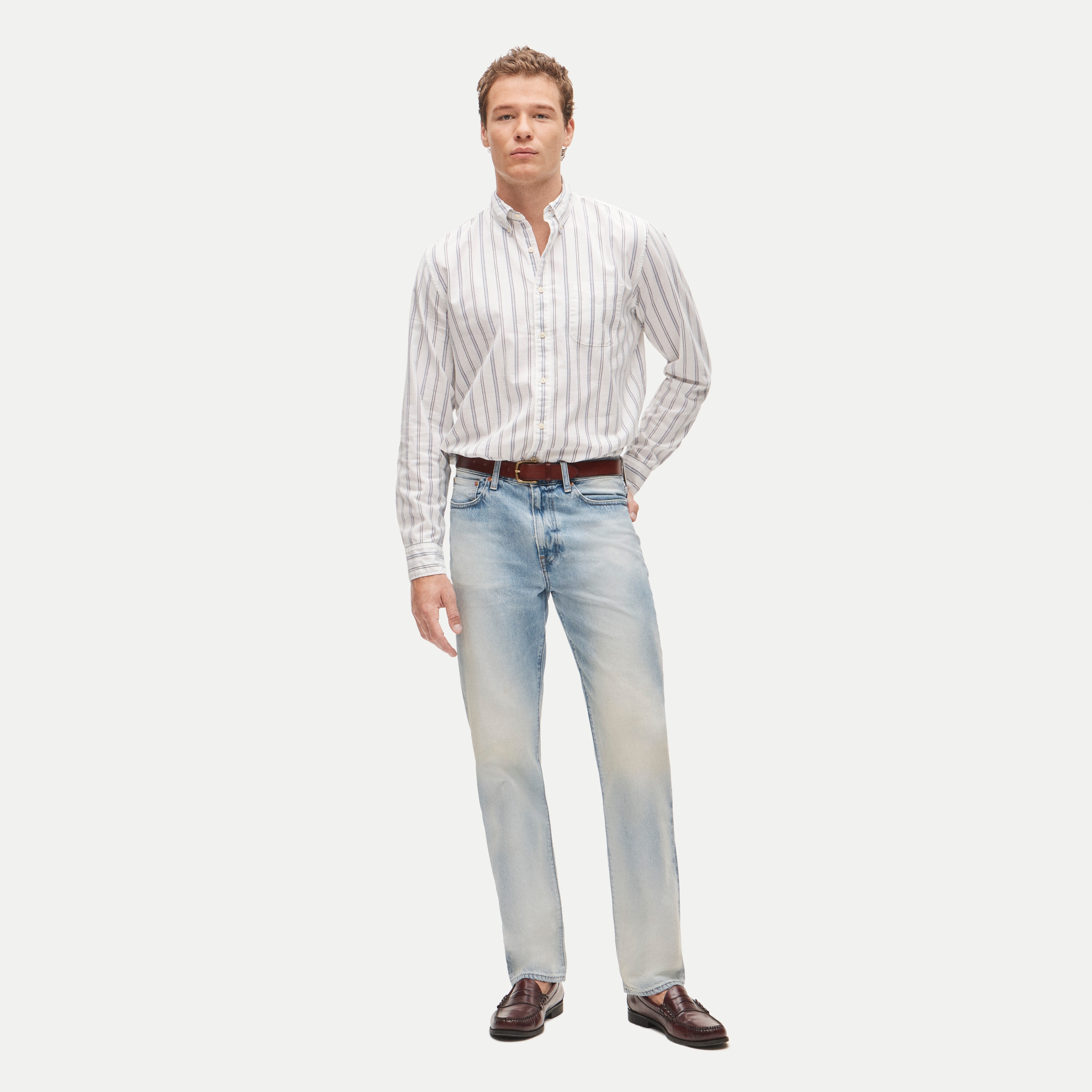Classic Straight bleached jean