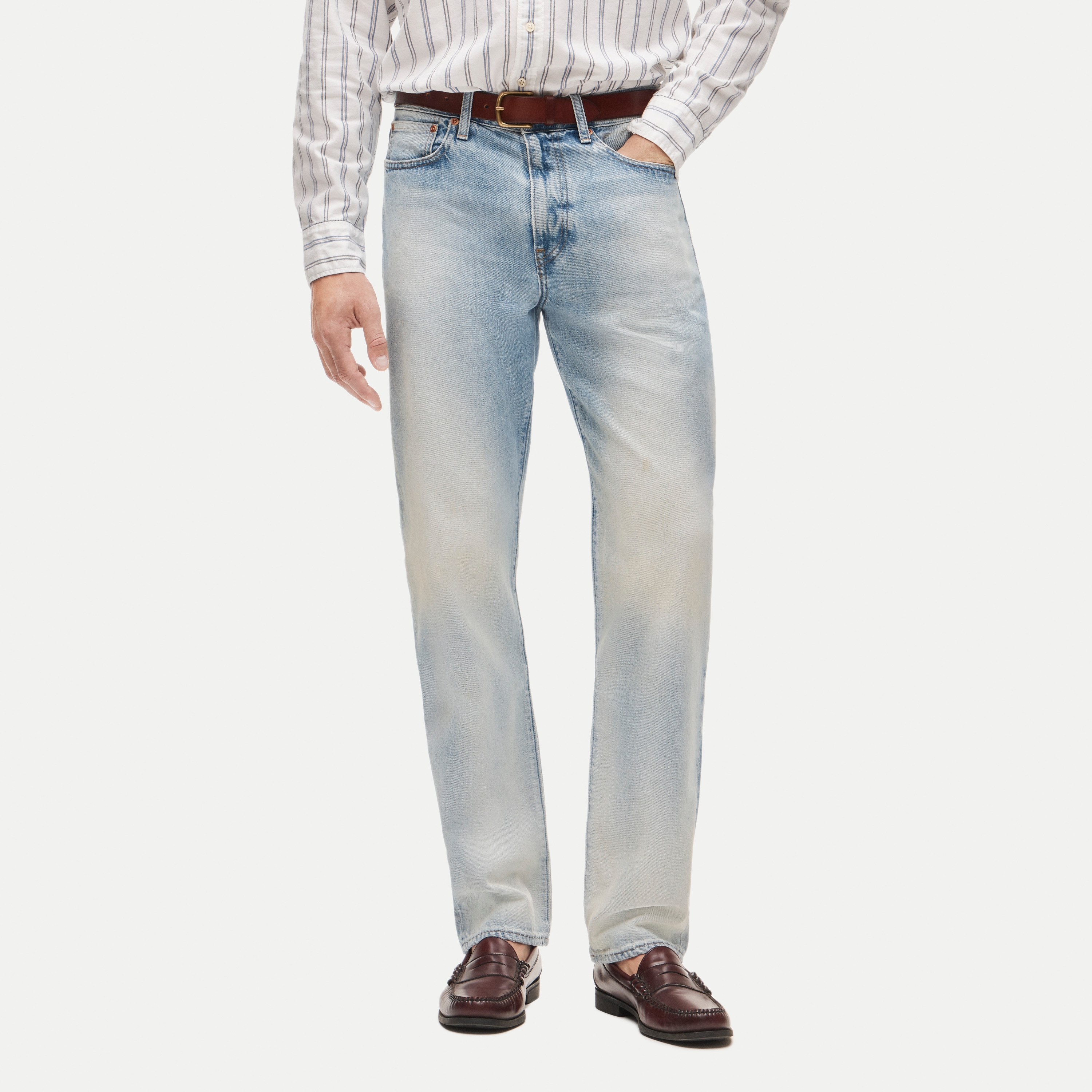 Classic Straight bleached jean
