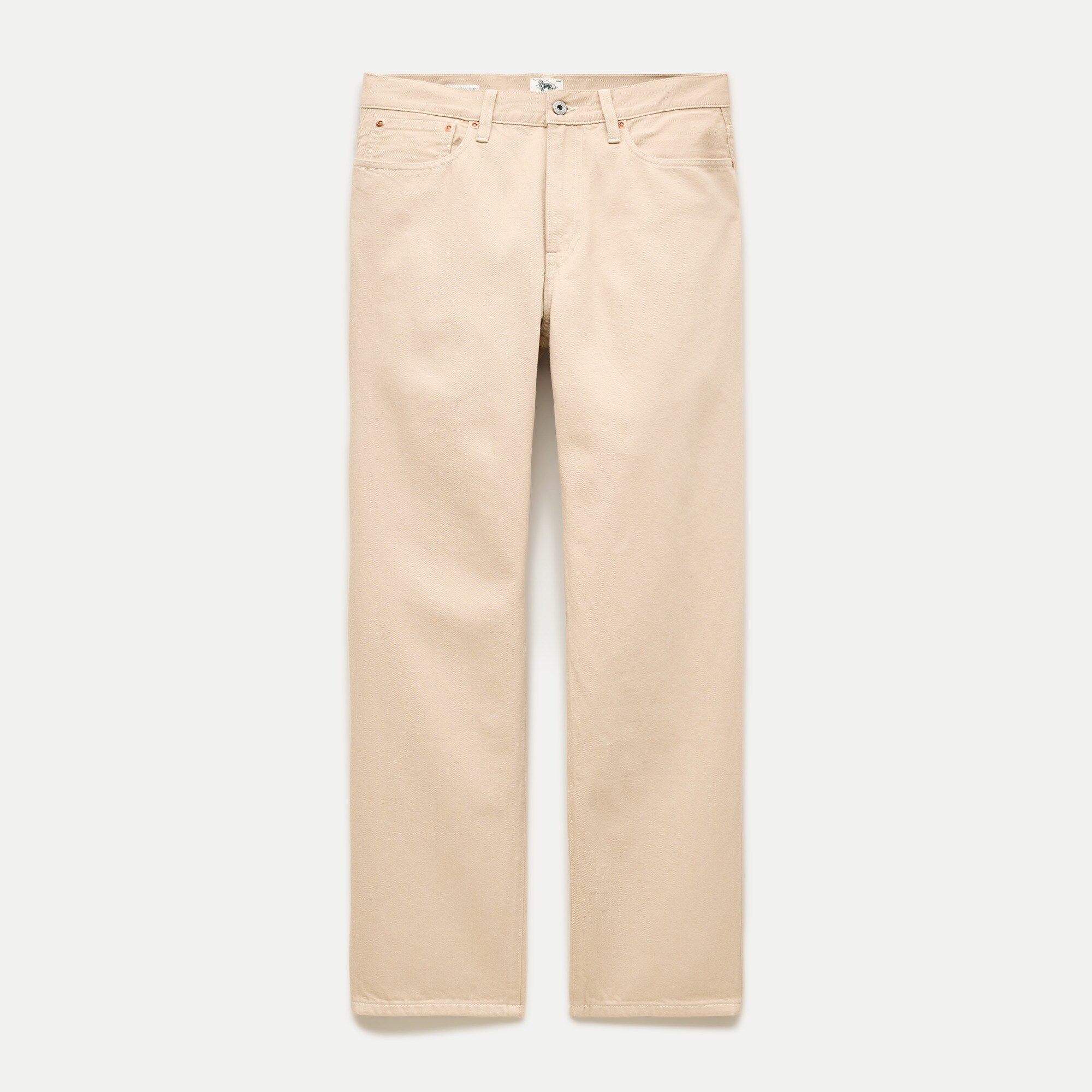 High-rise Straight-fit jean