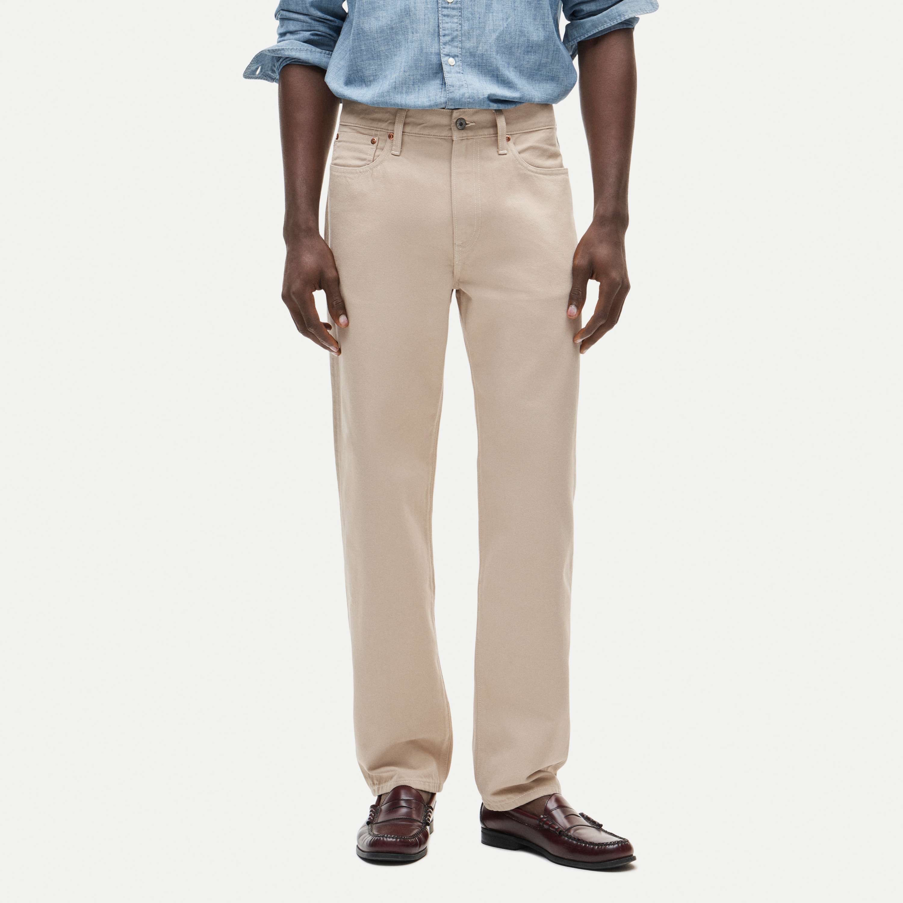 High-rise Straight-fit jean