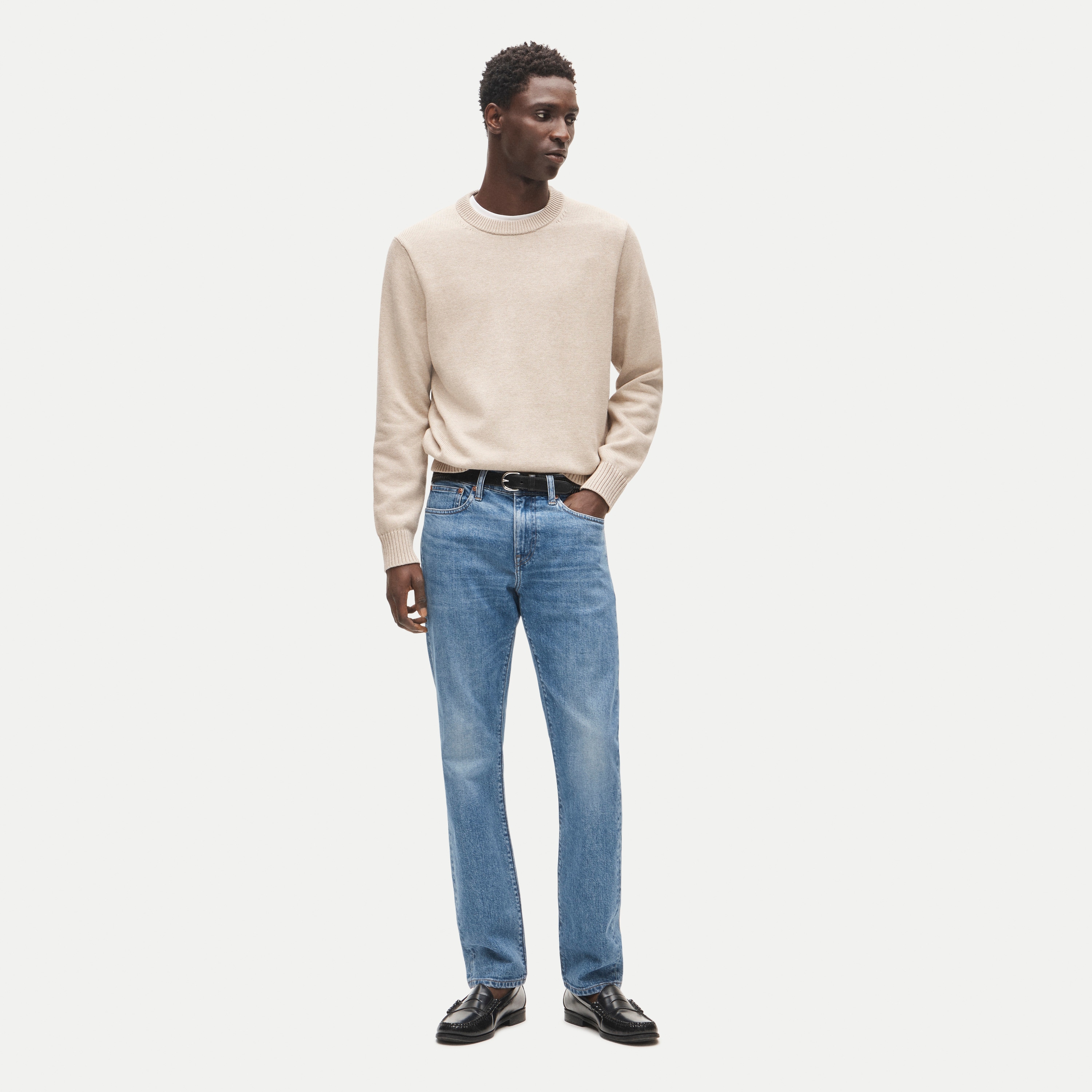 484 Slim-fit stretch jean in vintage medium wash