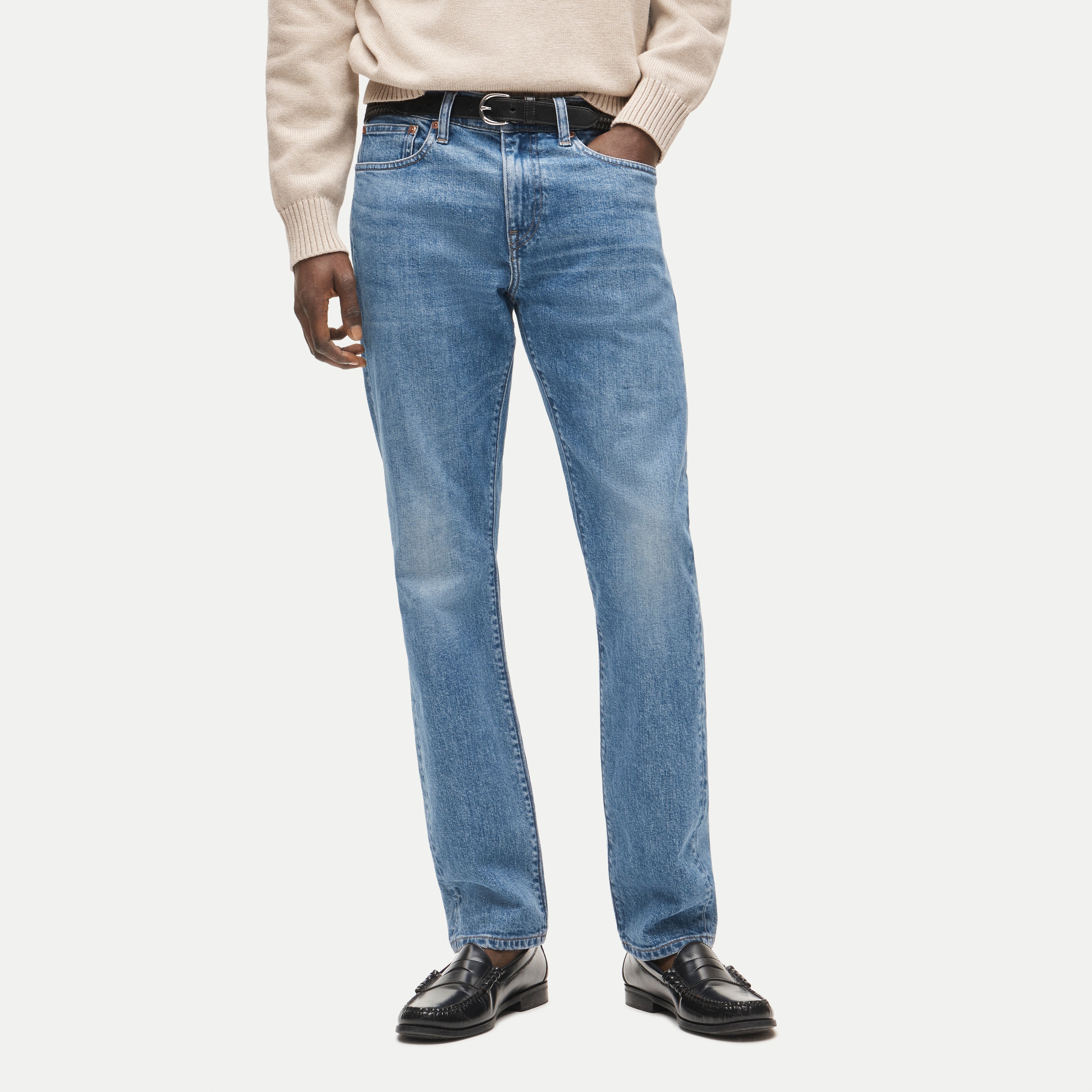484 Slim-fit stretch jean in vintage medium wash