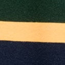 Rugby henley in stripe GREEN GERAINT STRIPE