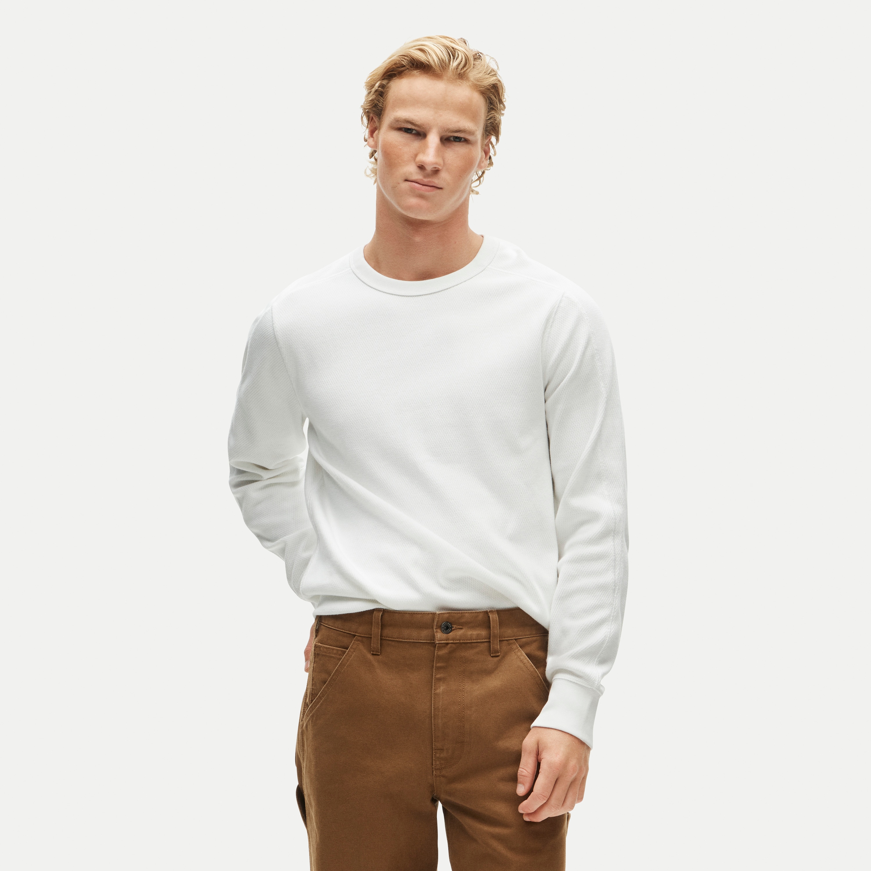 Wallace & Barnes thermal-knit crewneck