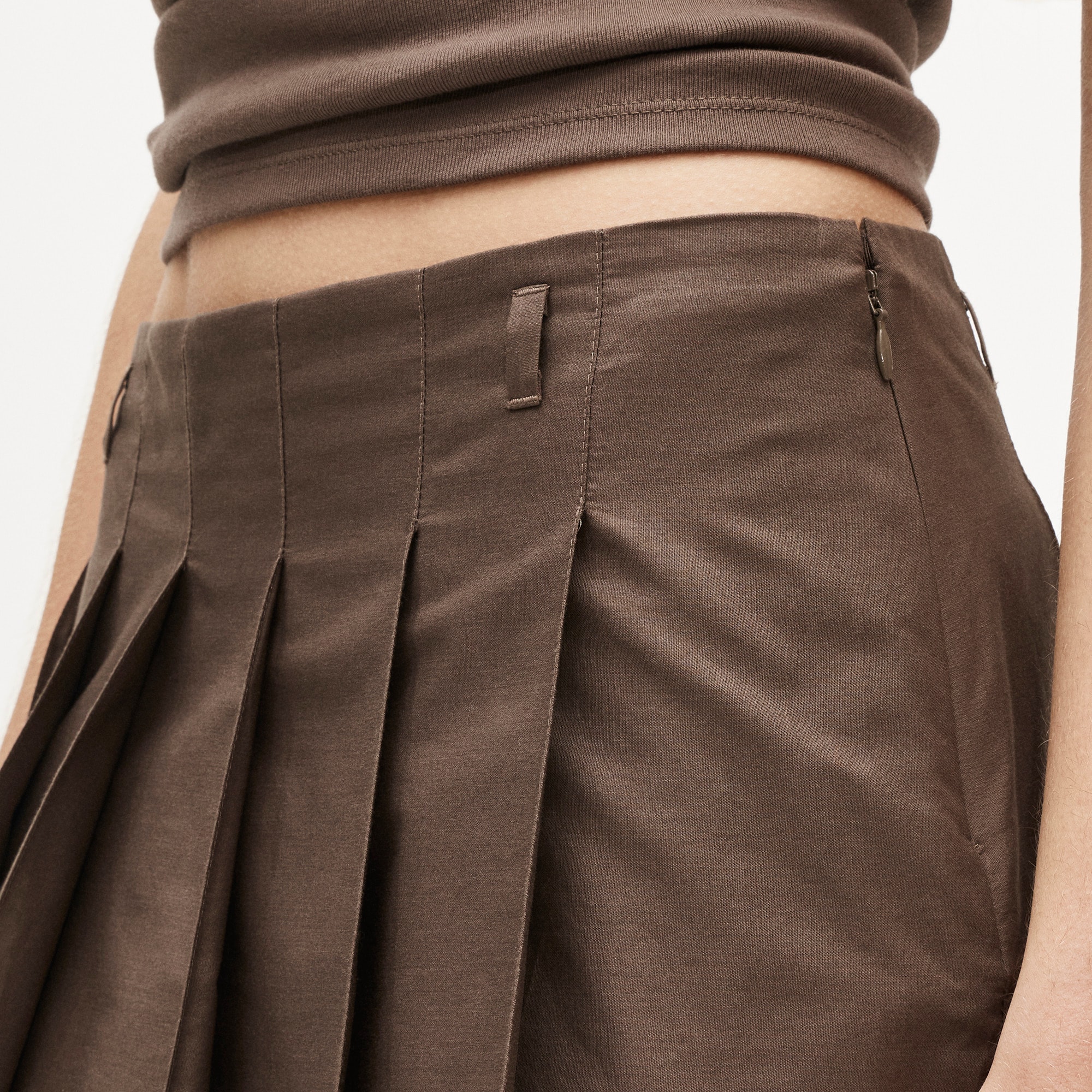 Pleated prep mini skirt - image 4