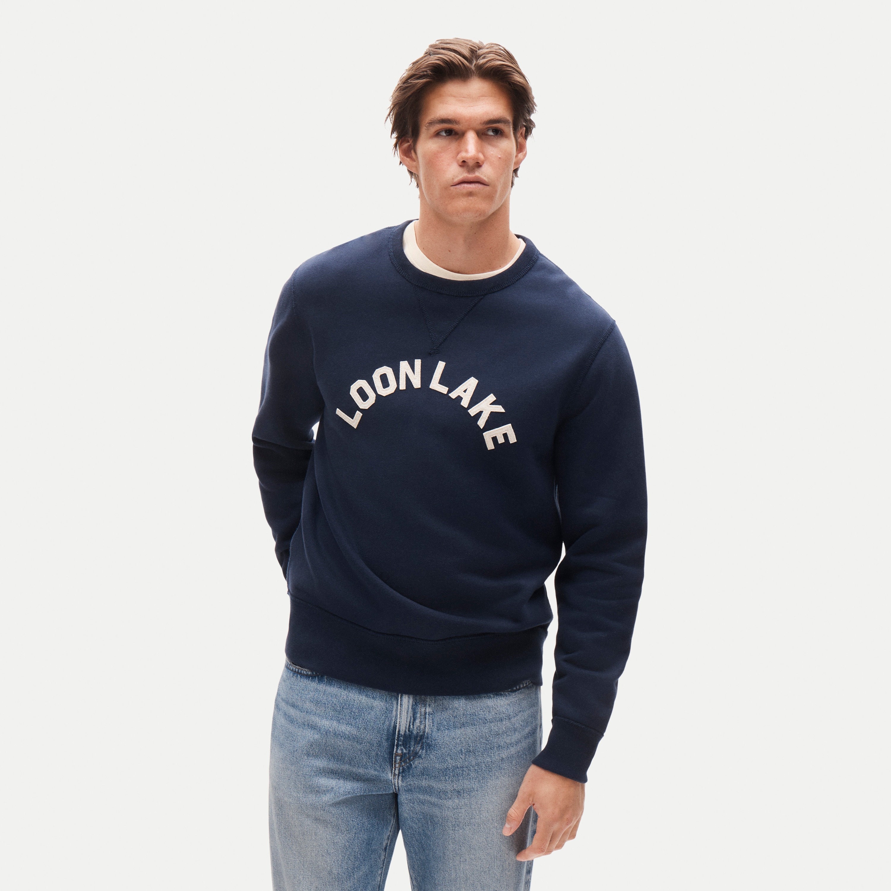 Wallace & Barnes Loon Lake graphic sweatshirt