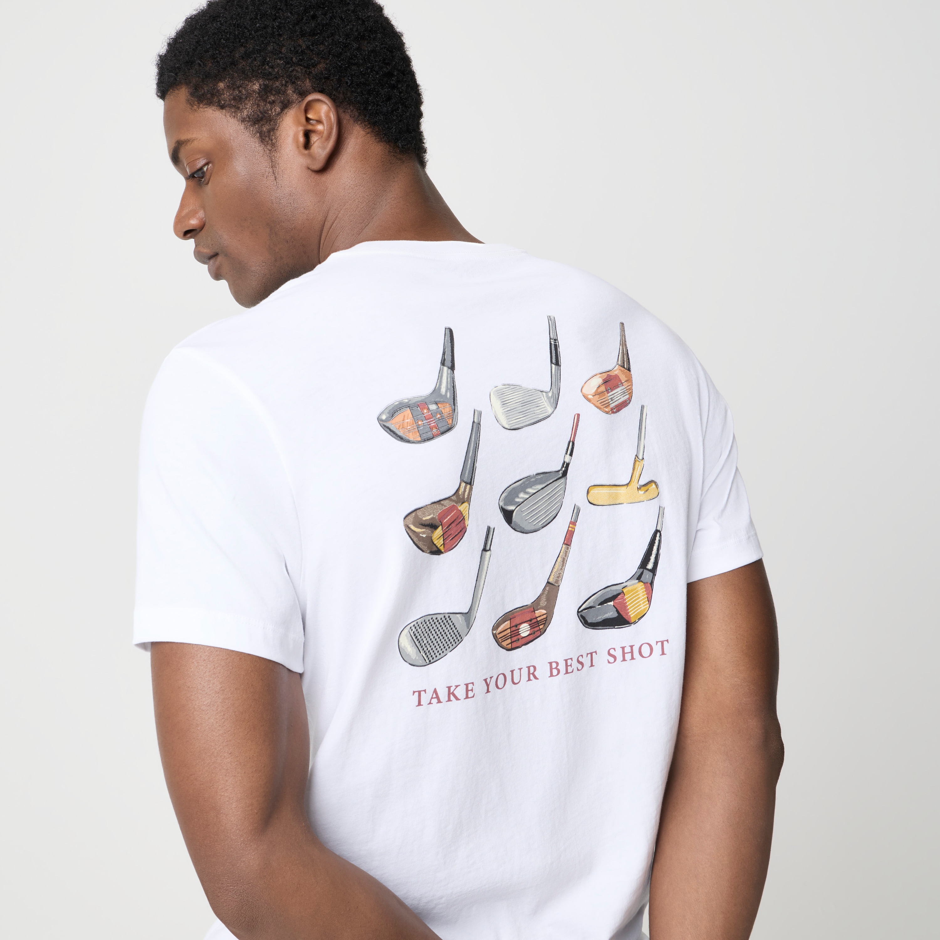 Golf graphic tee