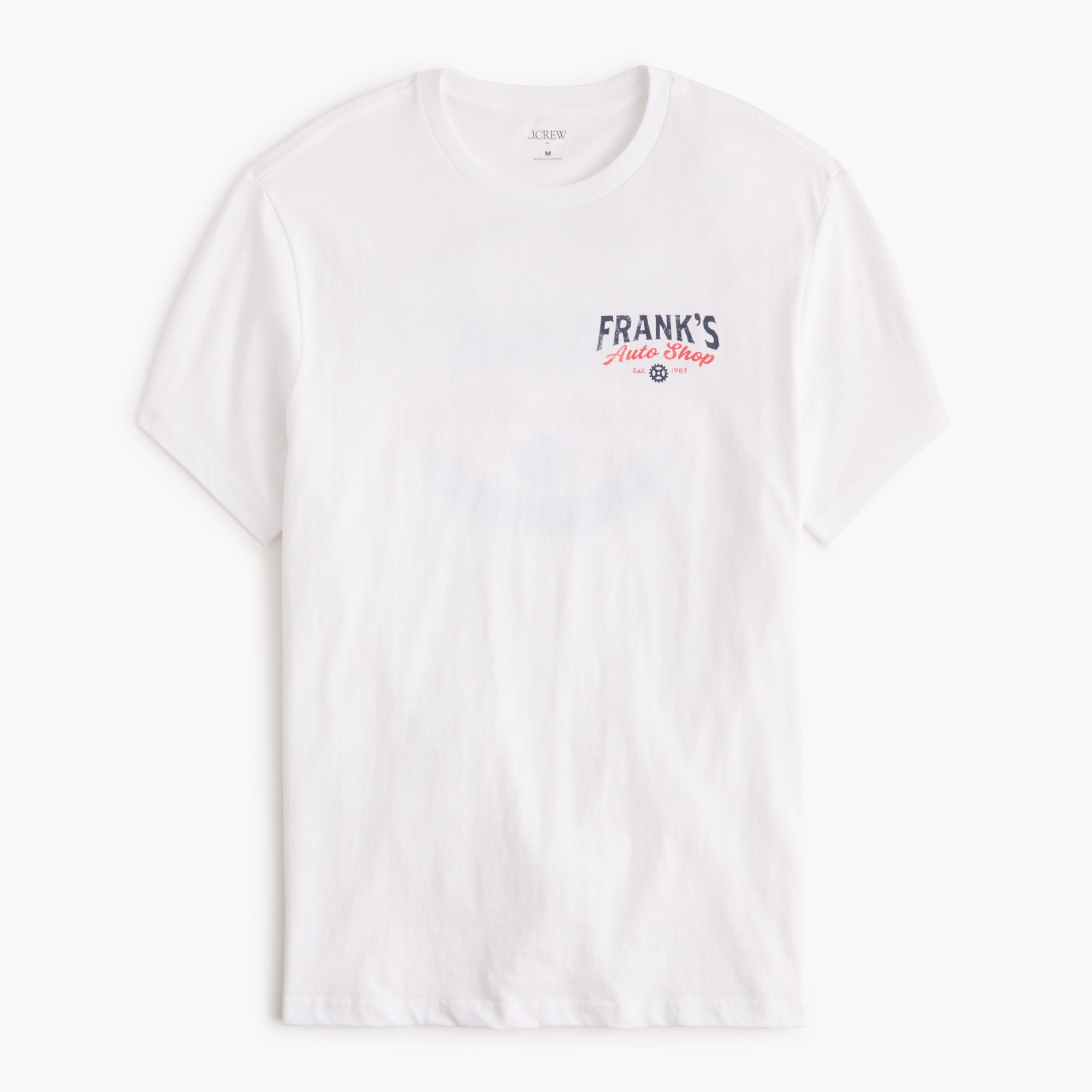 100% cotton "Frank's auto body" graphic tee