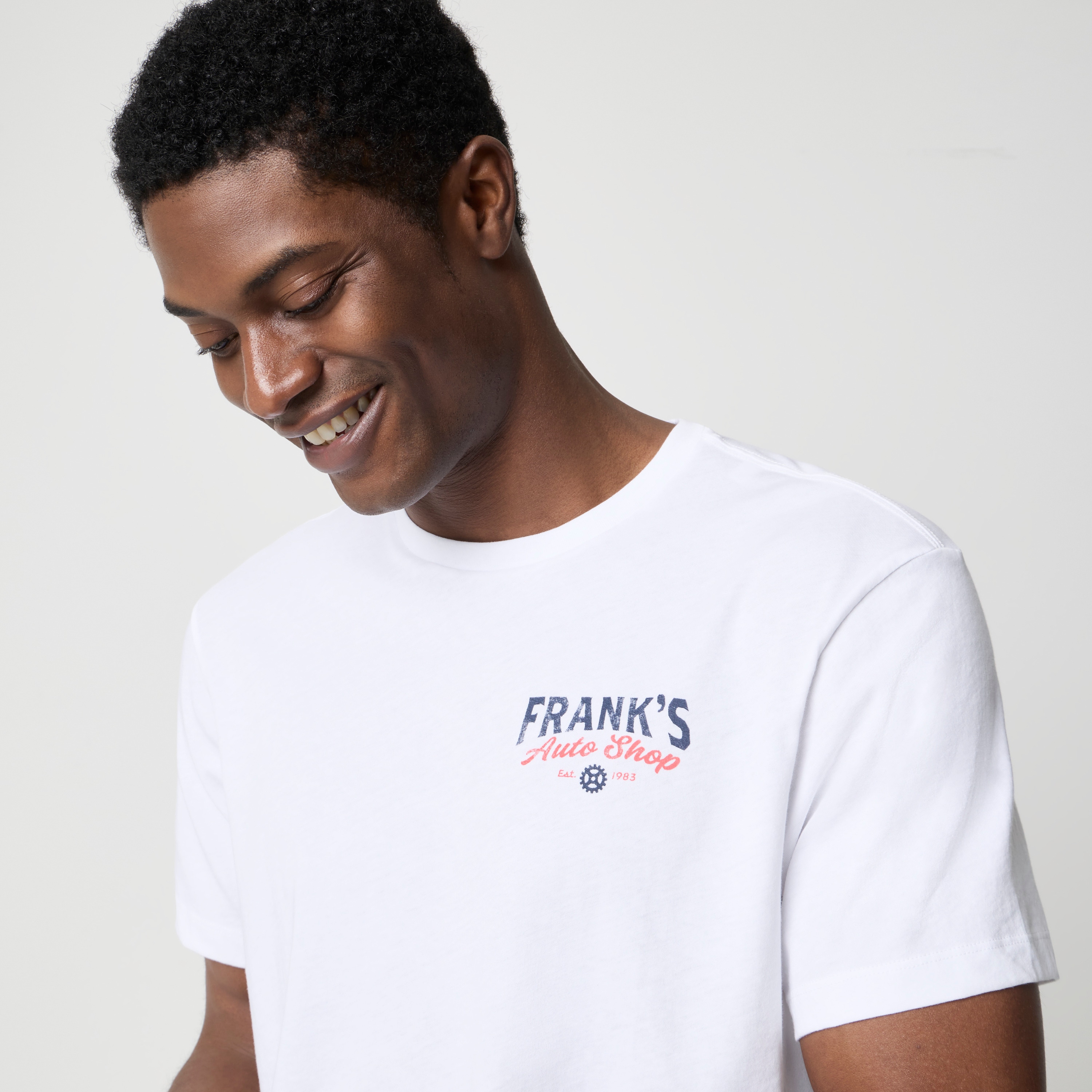 "Frank's auto body" graphic tee