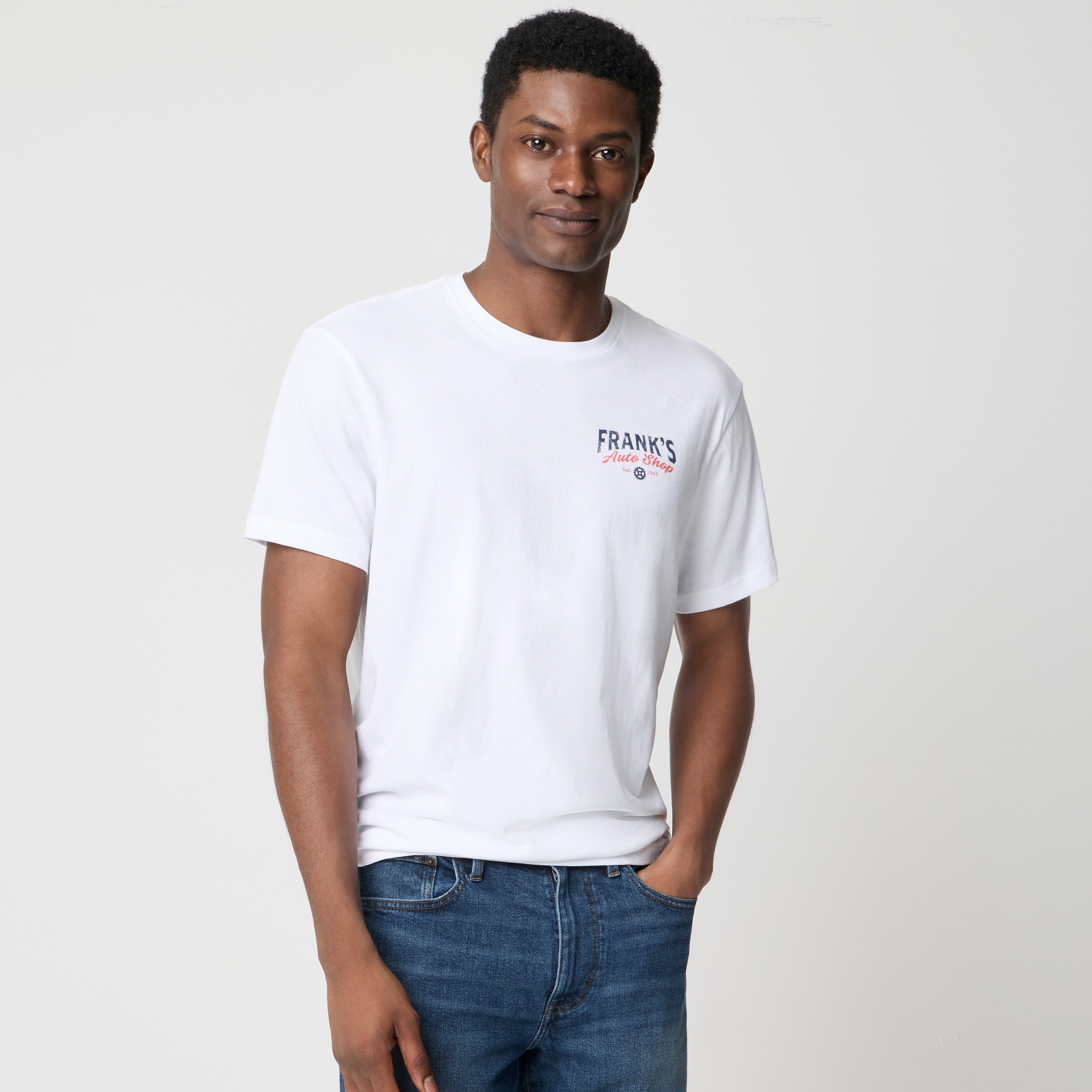 "Frank's auto body" graphic tee