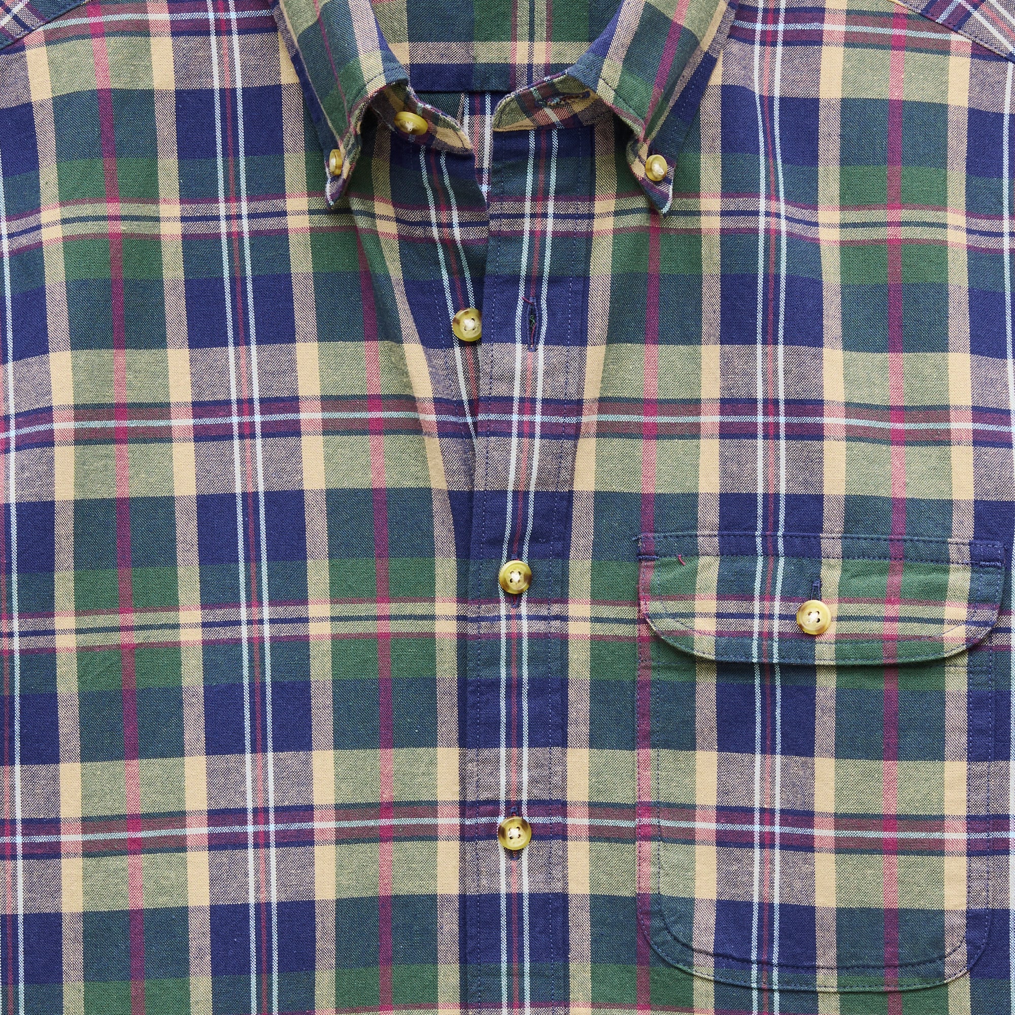 Lightweight cotton shirt in plaid