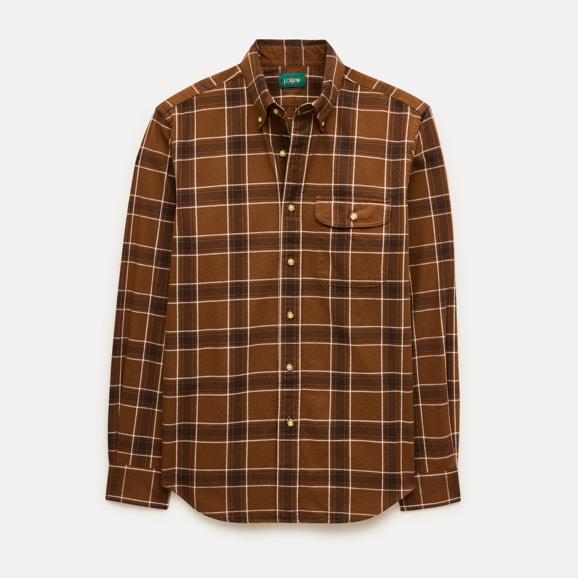 Lightweight cotton shirt in plaid