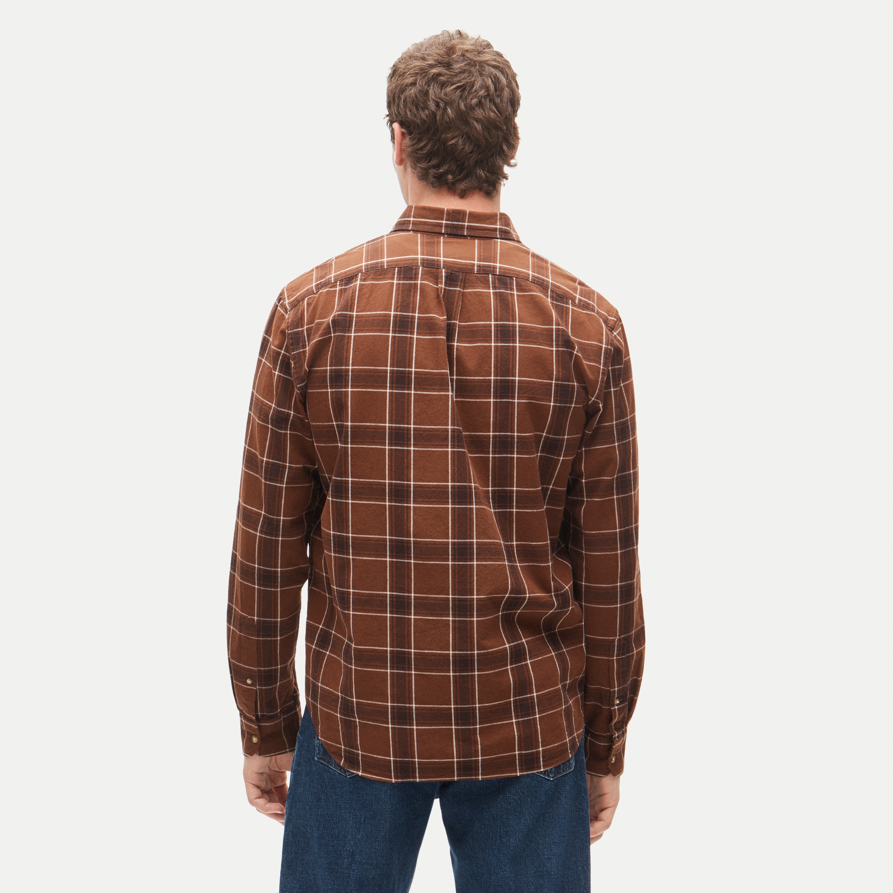 Lightweight cotton shirt in plaid