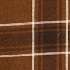 Lightweight cotton shirt in plaid ETHAN BROWN NATURAL