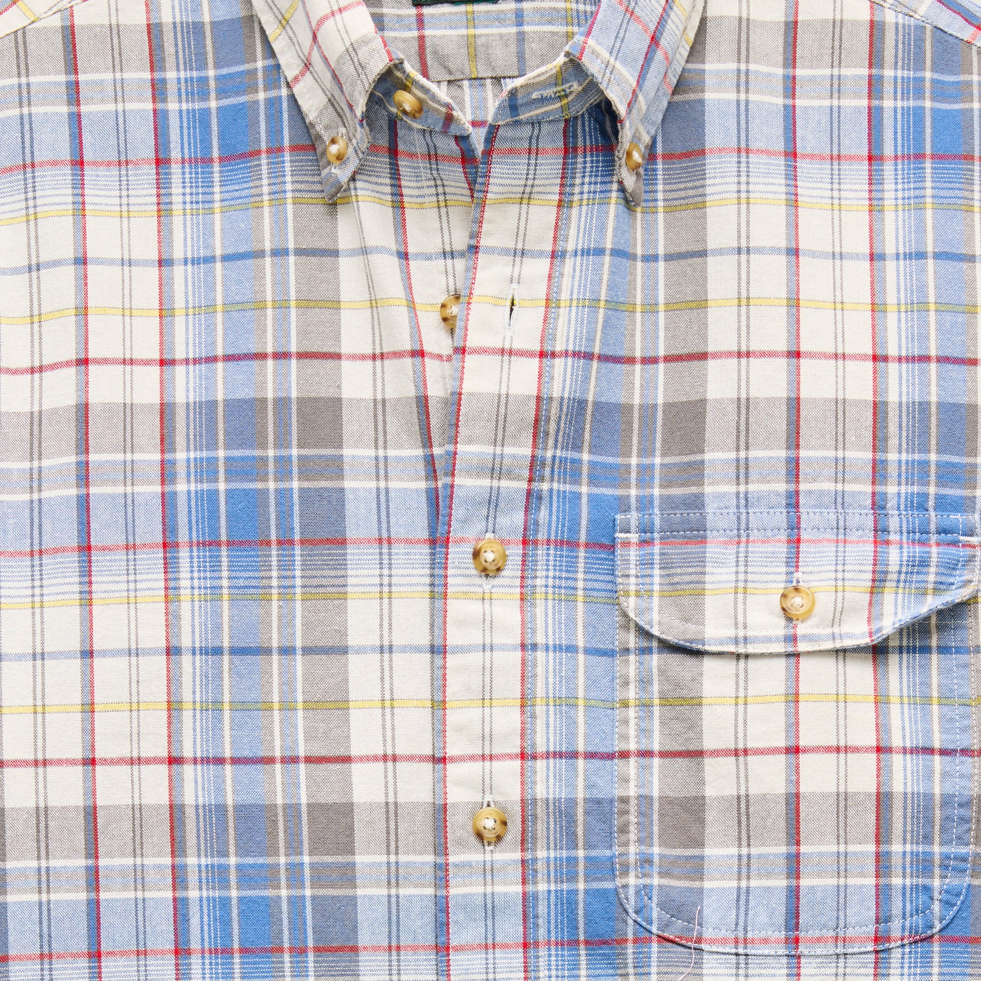 Lightweight cotton shirt in plaid
