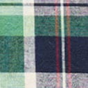 Lightweight cotton shirt in plaid ETHAN NAVY GREEN