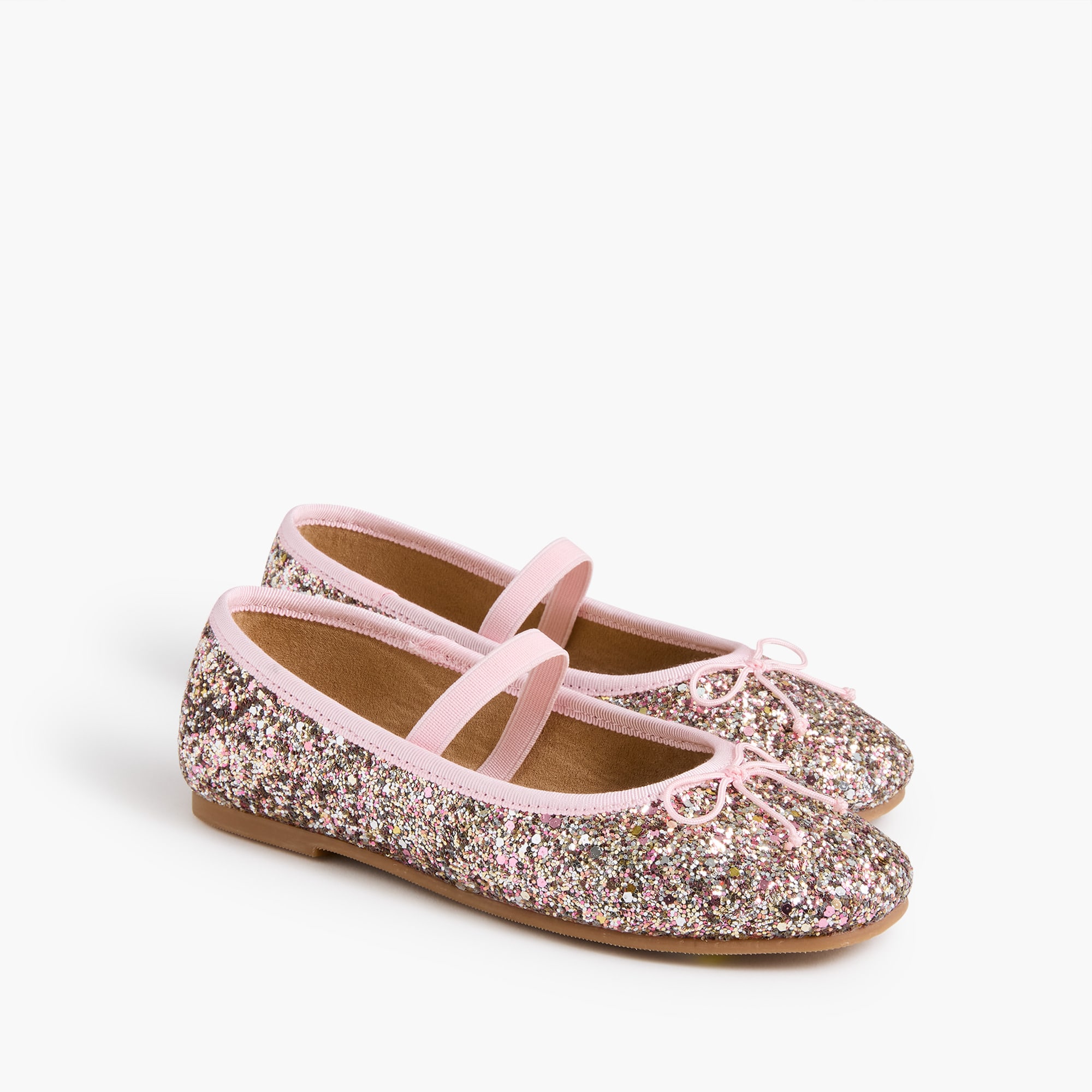 Girls' glitter Mary Janes