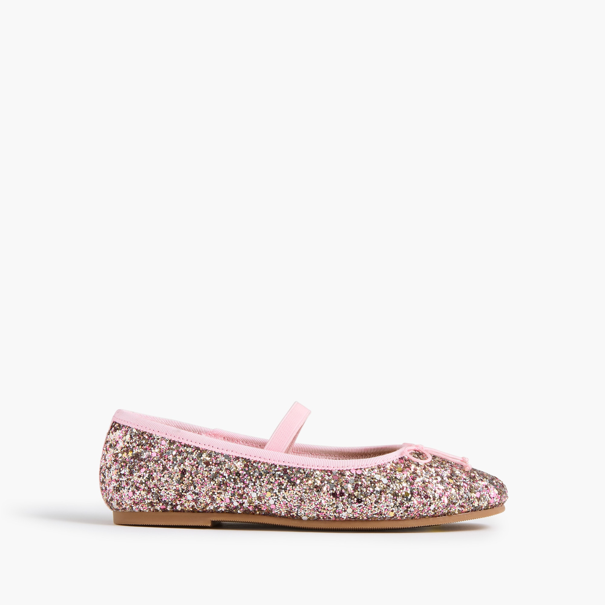 Girls' glitter Mary Janes