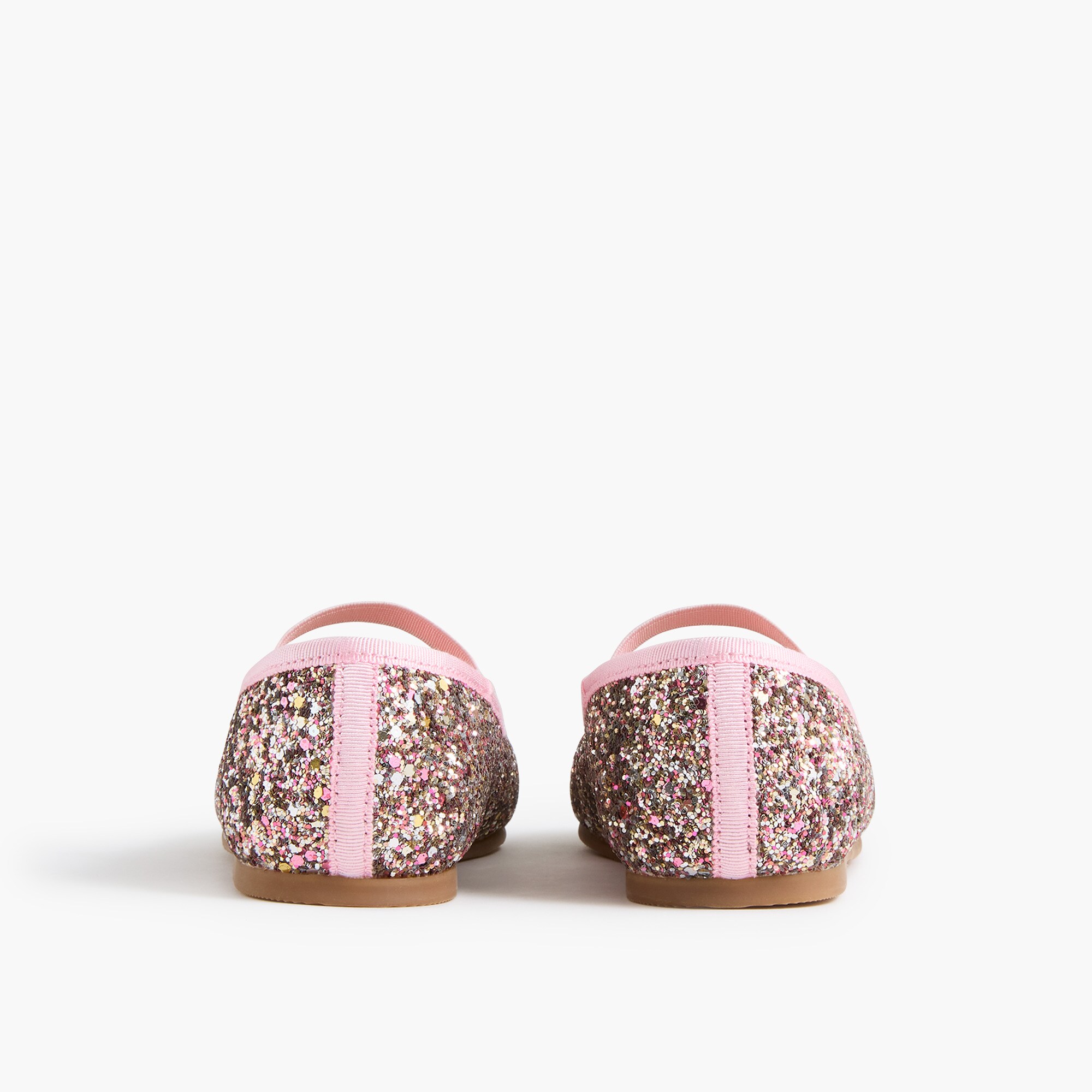 Girls' glitter Mary Janes