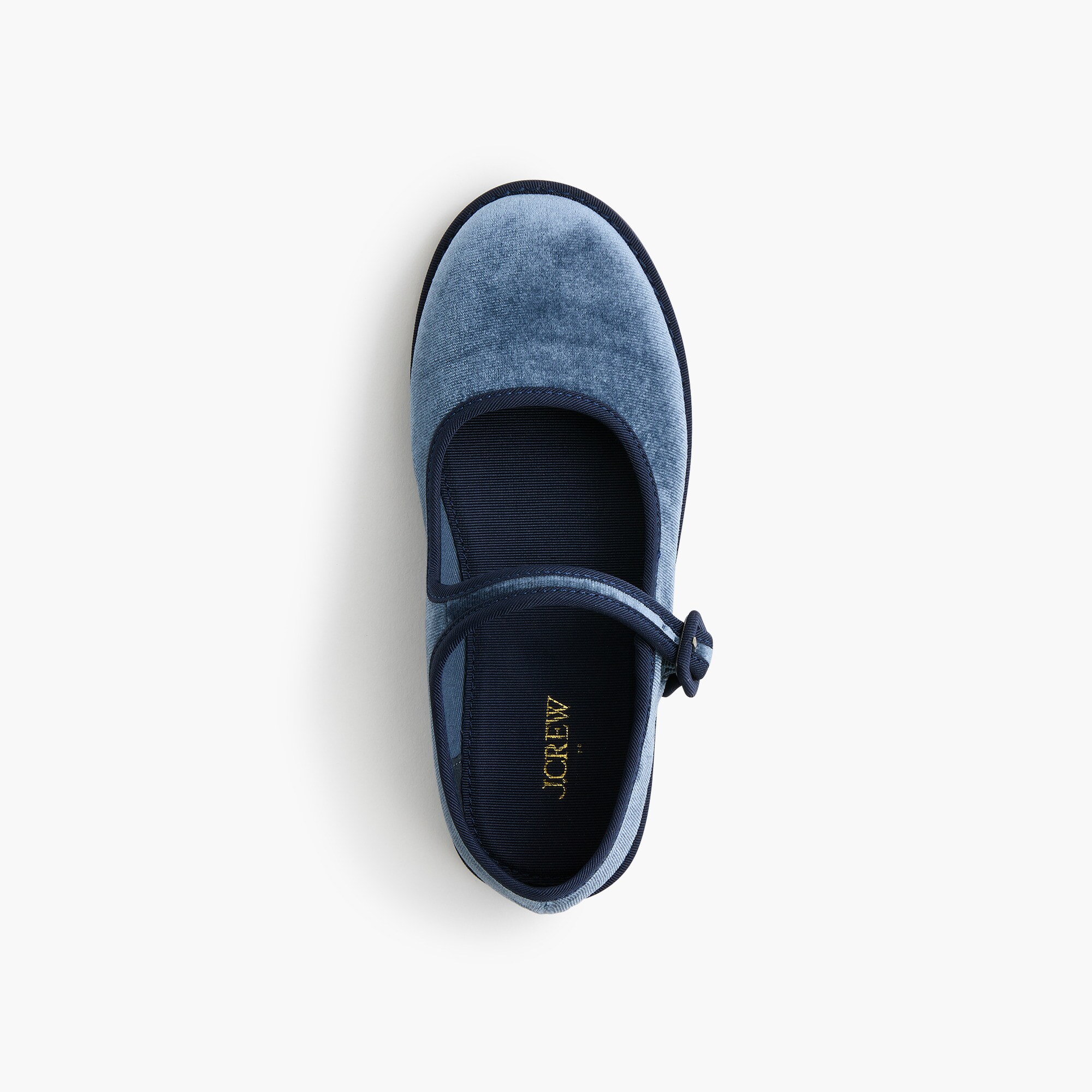 Girls' velvet Mary Janes