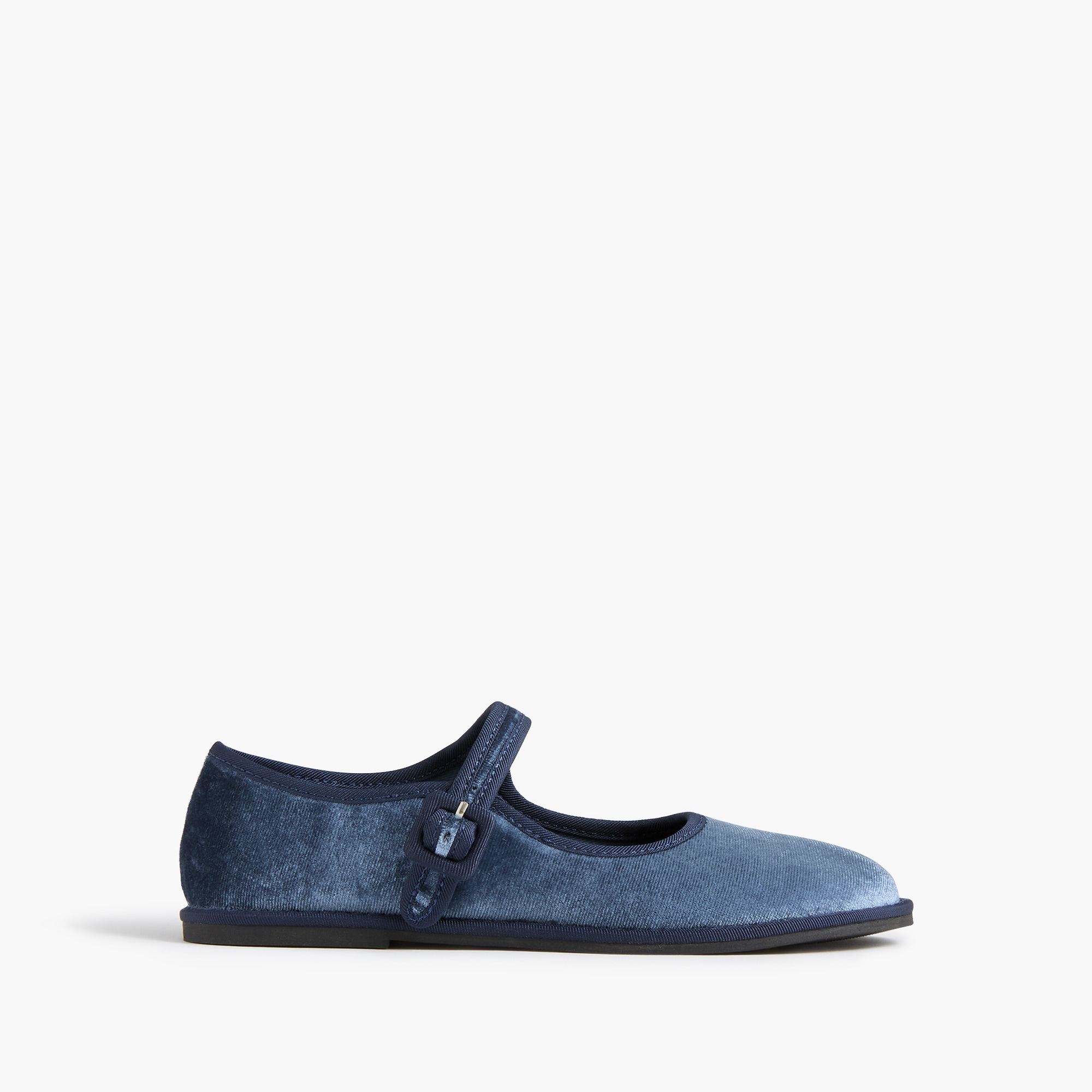 Girls' velvet Mary Janes