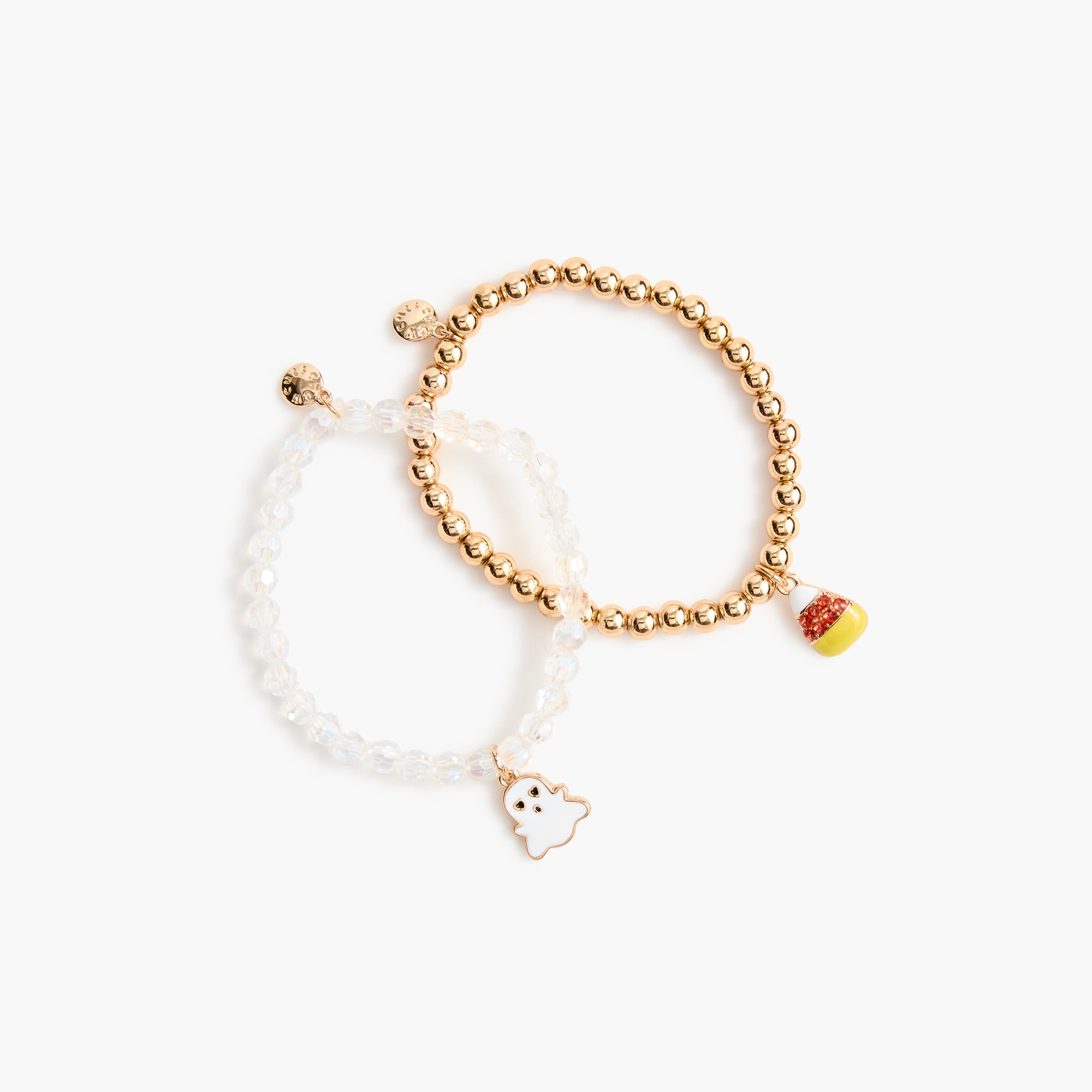 Girls' Halloween stretch bracelets set-of-two