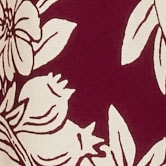 Pull-on midi skirt in cotton poplin CRUSHED CRIMSON