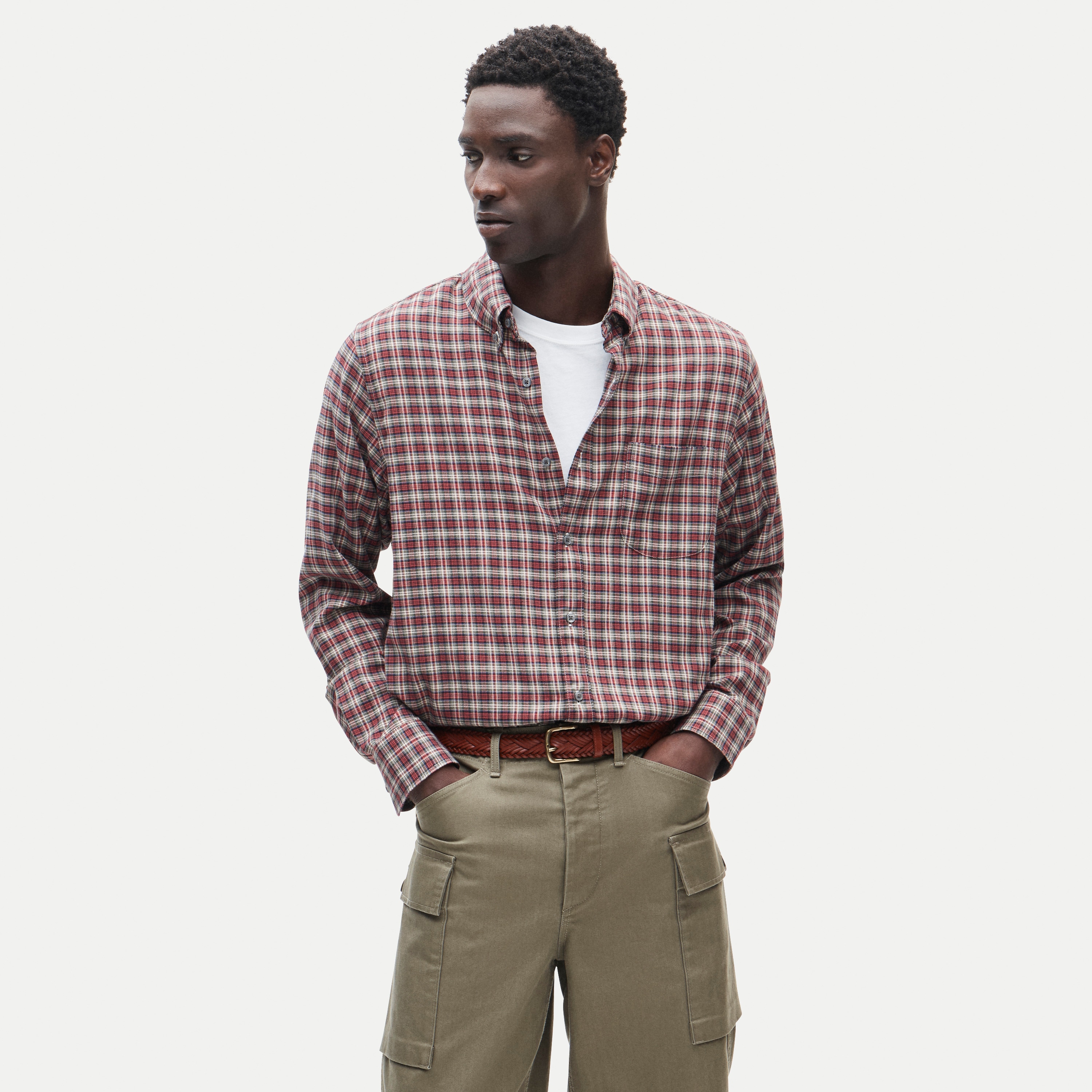 Lakeside cotton-viscose blend shirt